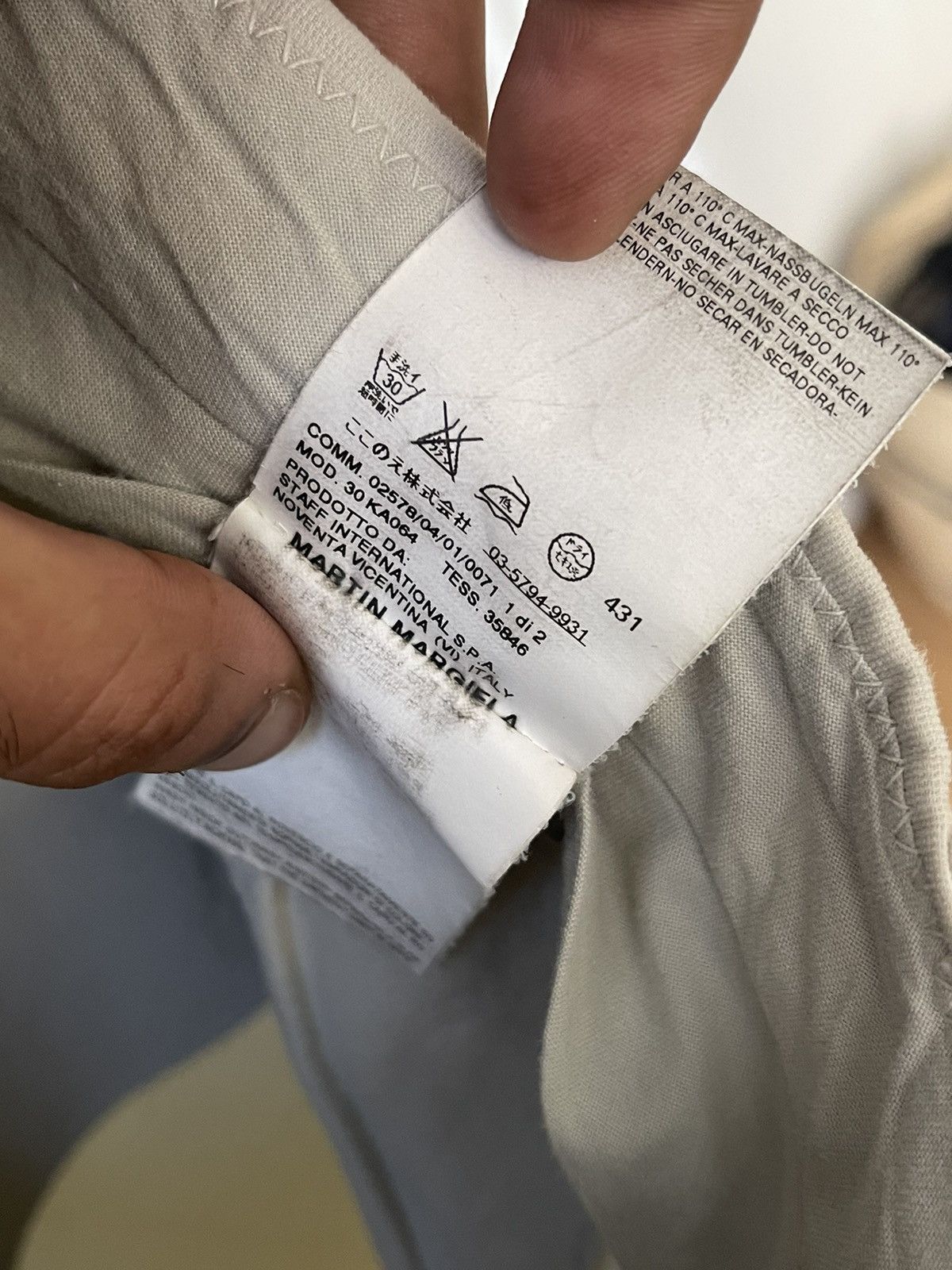 Maison Margiela Maison Margiela SS07 Trousers With Stitched Pocket Flap Size US 36 / EU 52 - 9 Thumbnail