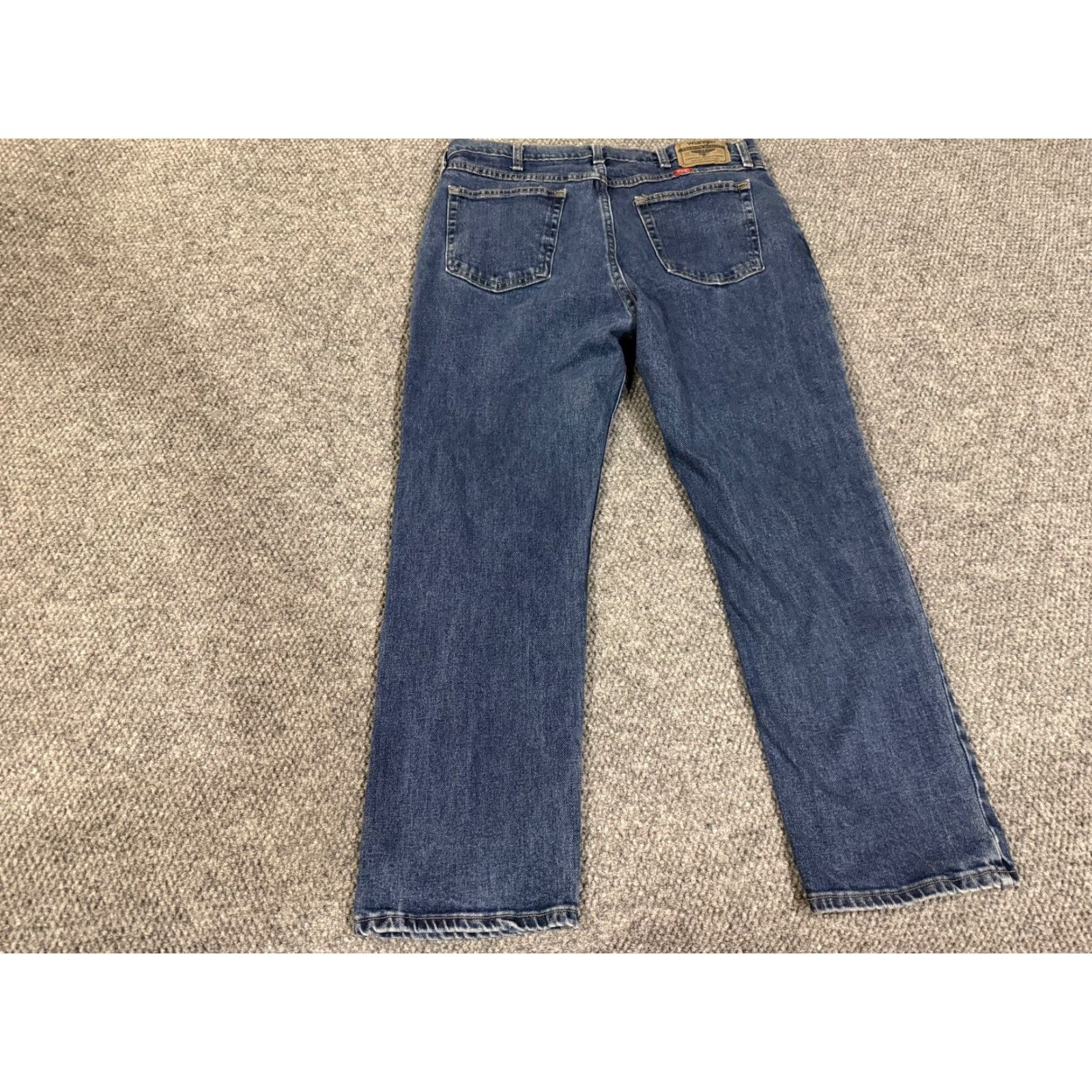 Wrangler Wrangler Jeans Regular Straight 36x29 Denim Blue Men 5-Pocket Cotton Workwear Size US 36 / EU 52 - 6 Thumbnail