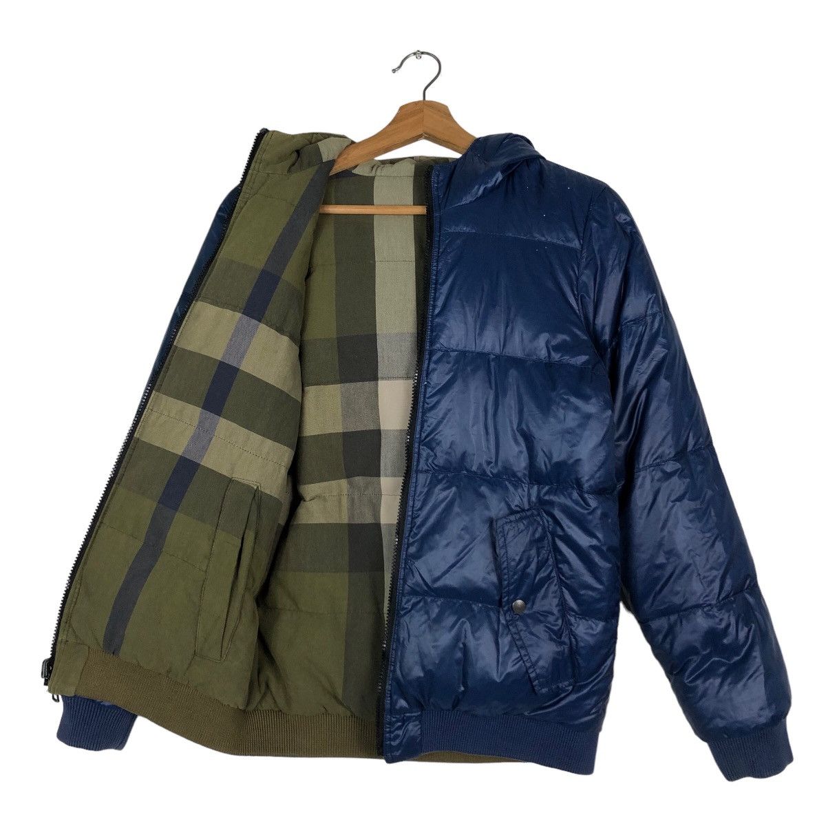 Burberry 🔥Vintage Reversible Puffer Down Jacket Burberry Children Size US M / EU 48-50 / 2 - 13 Thumbnail