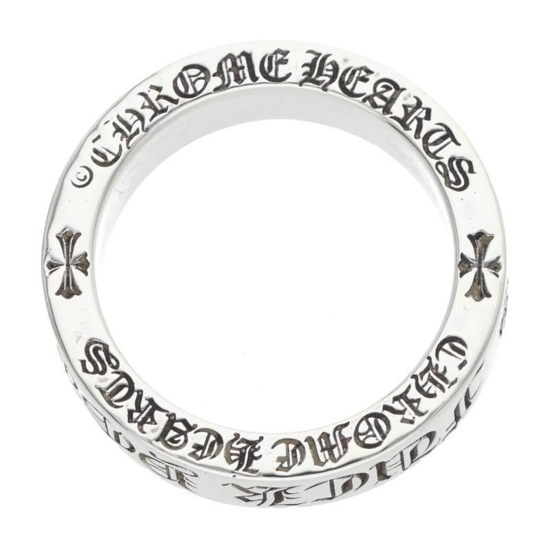 Chrome Hearts US9 Chrome Hearts 6mm fuck you spacer Ring 19 Size ONE SIZE - 3 Thumbnail