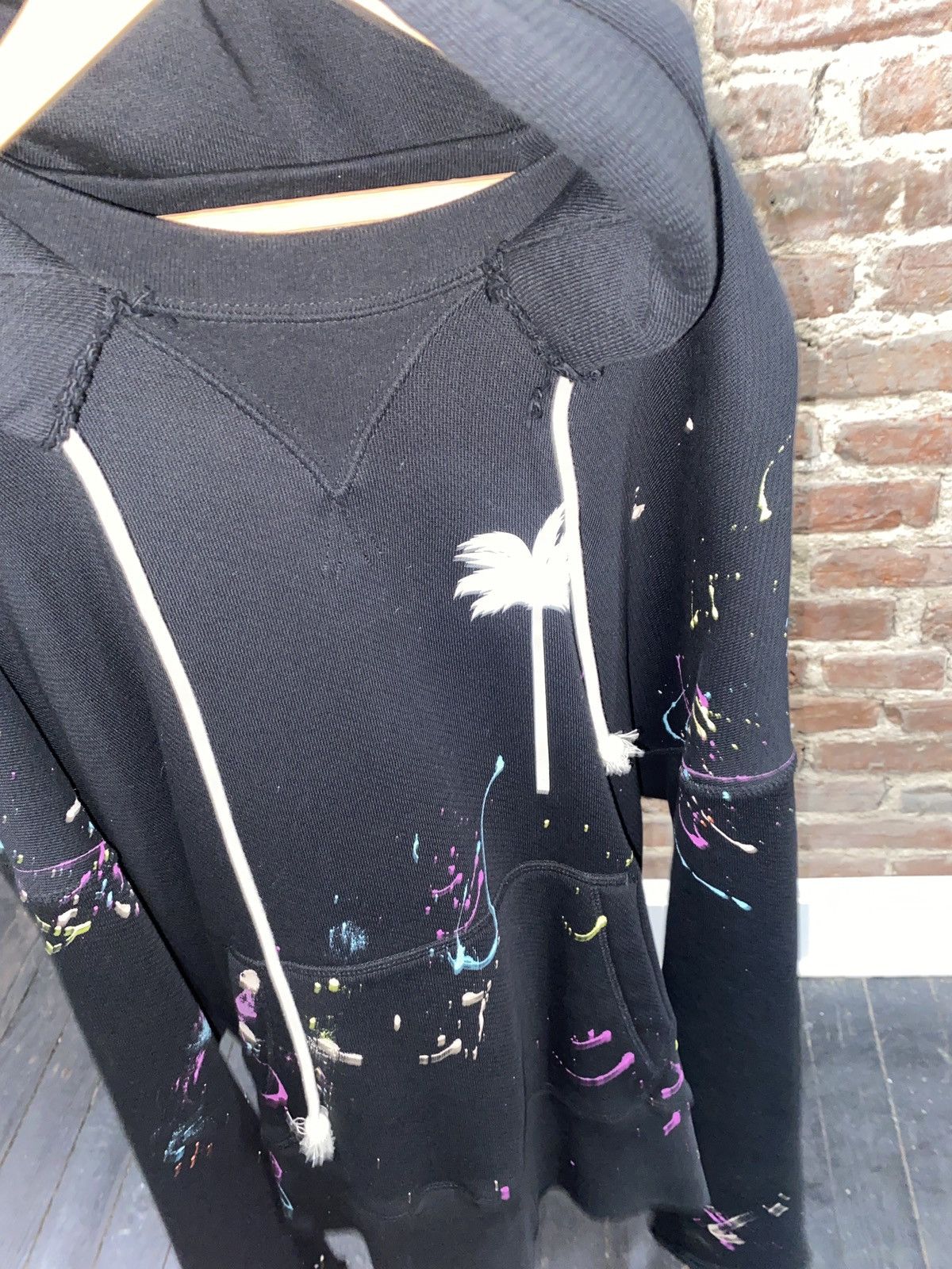 Palm Angels Palm Angels - PxP Painted Raw Cut Hoodie Size US S / EU 44-46 / 1 - 8 Thumbnail