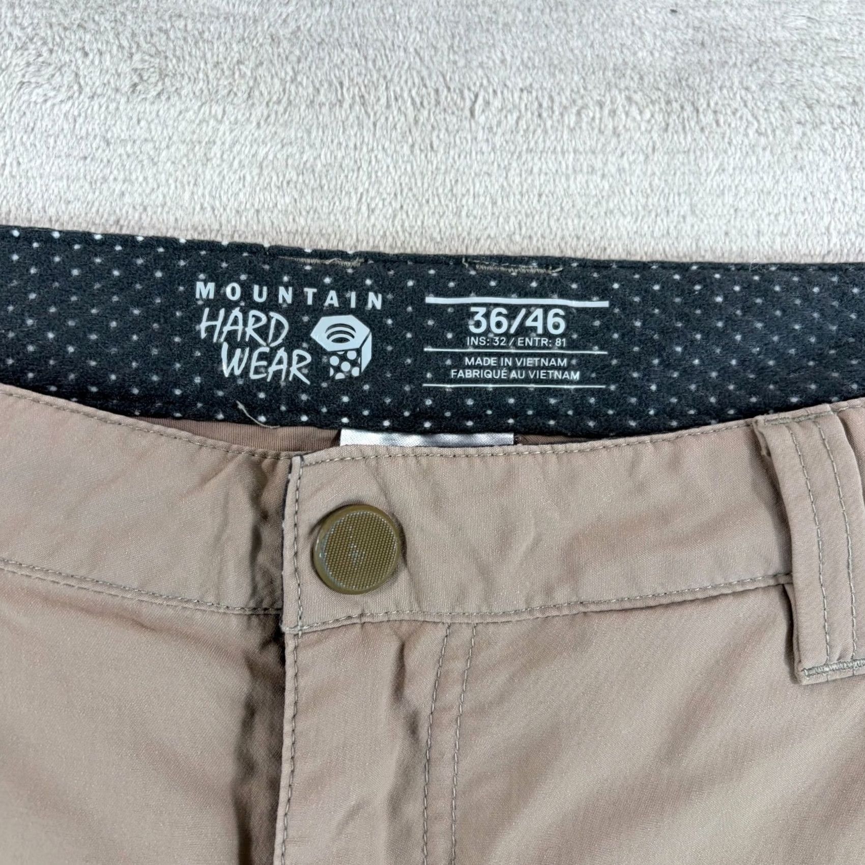 Mountain Hardwear VINTAGE Mountain Hardwear Convertible Cargo Pants in Brown Mens 36x31 Hike Size US 36 / EU 52 - 2 Thumbnail