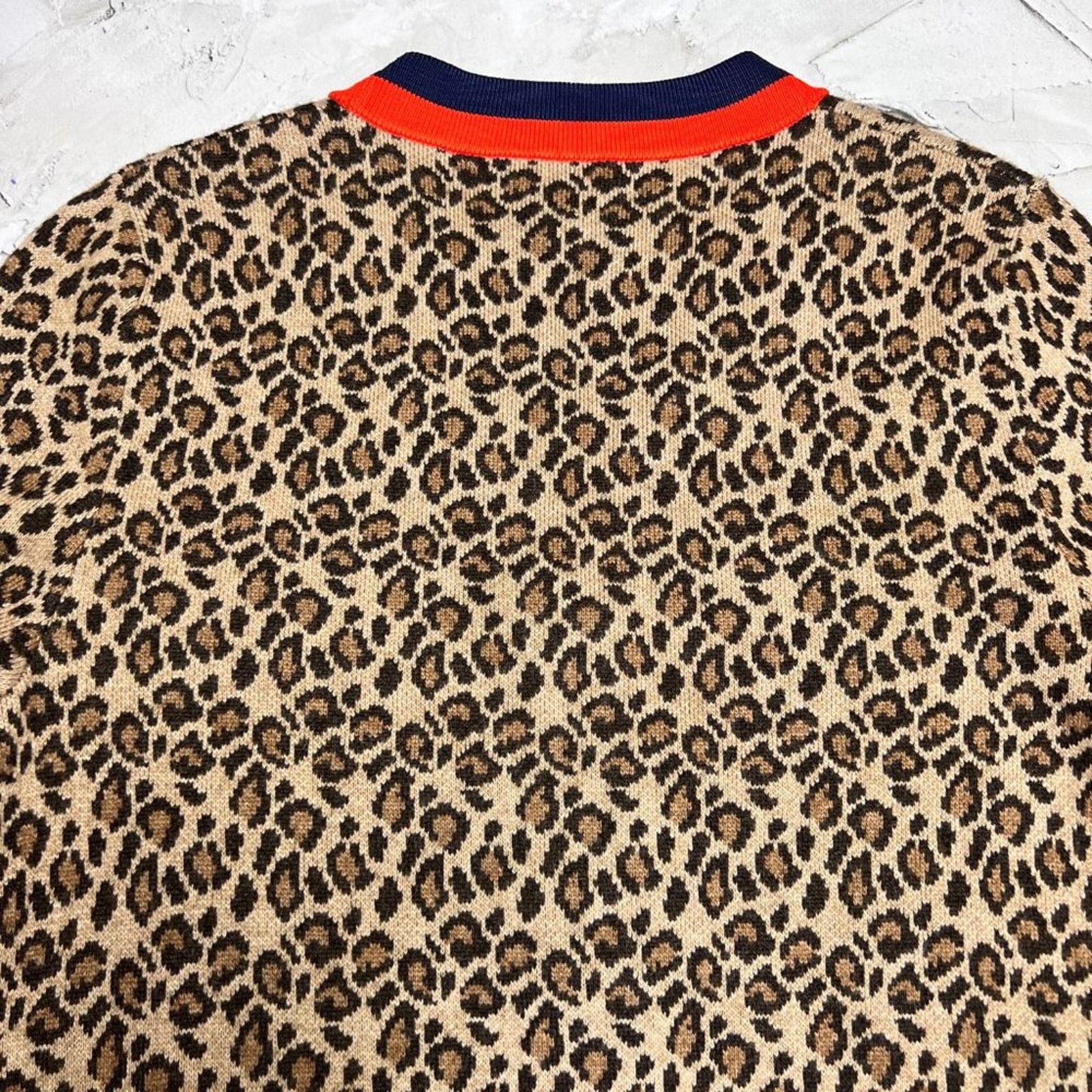 KULE KULE Milo Leopard Cardigan Sweater XS Cashmere Designer Size XS / US 0-2 / IT 36-38 - 11 Thumbnail