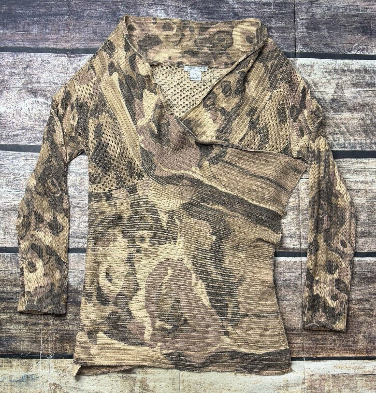 Other Alberto Makali Sweater Women's Medium Wrap Wool Blend Size M / US 6-8 / IT 42-44 - 1 Thumbnail