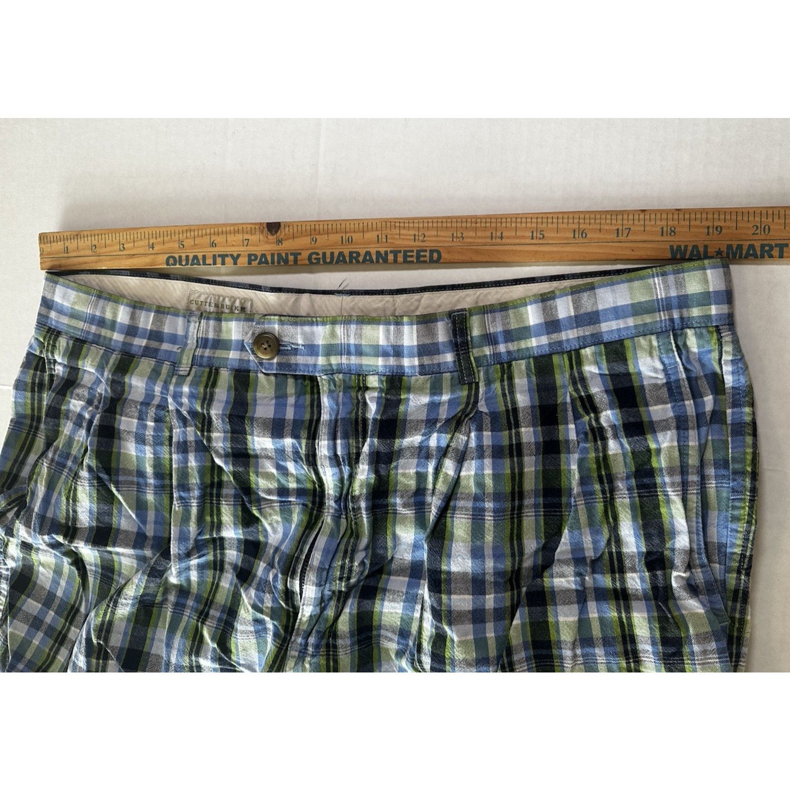 Cutter & Buck Cutter & Buck Chino Shorts Sz40 Blue Plaid Gorpcore Outdoor Size US 40 / EU 56 - 7 Thumbnail