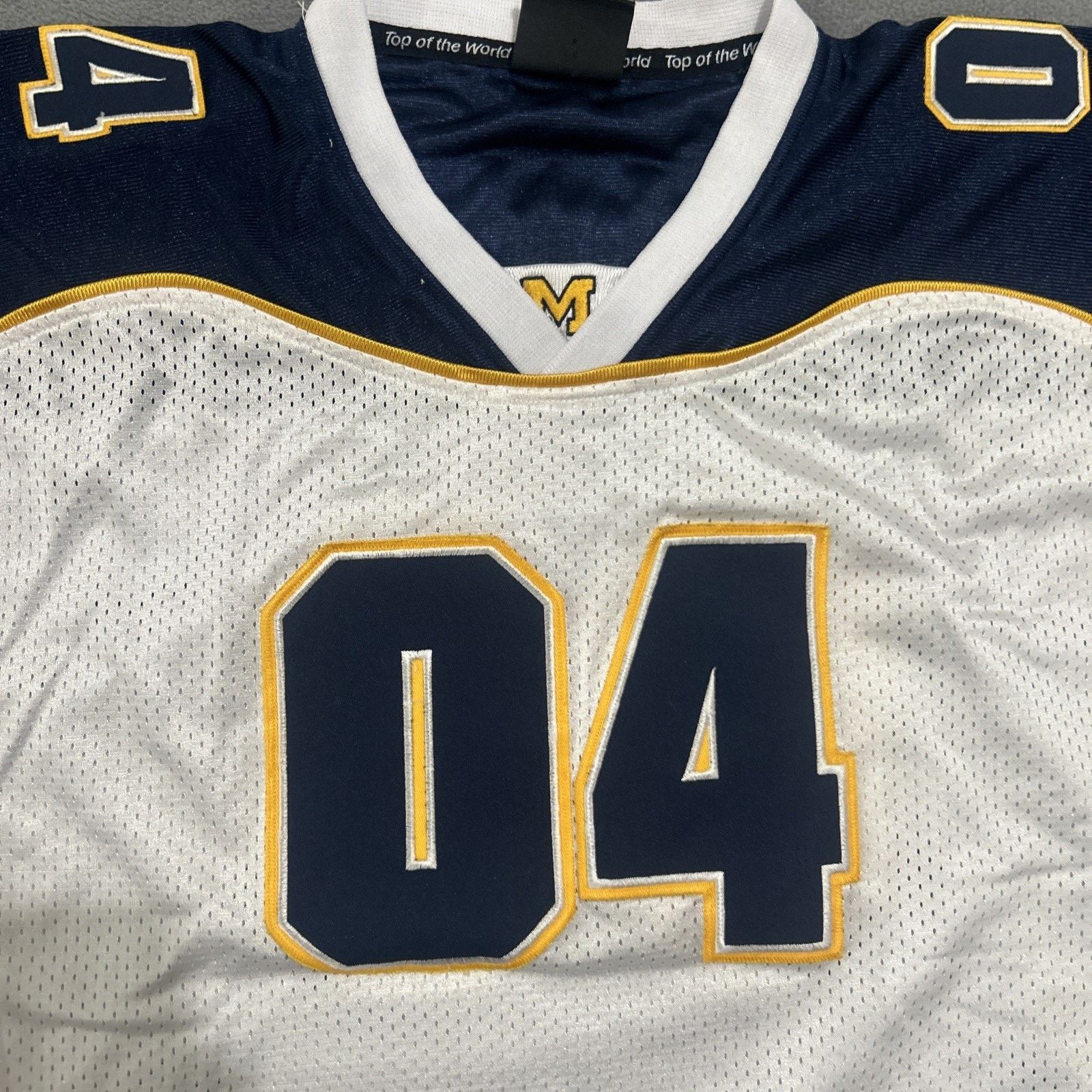 Top Of The World VTG Y2K Michigan Wolverines #04 Top Of the World Jersey L Size US L / EU 52-54 / 3 - 4 Thumbnail