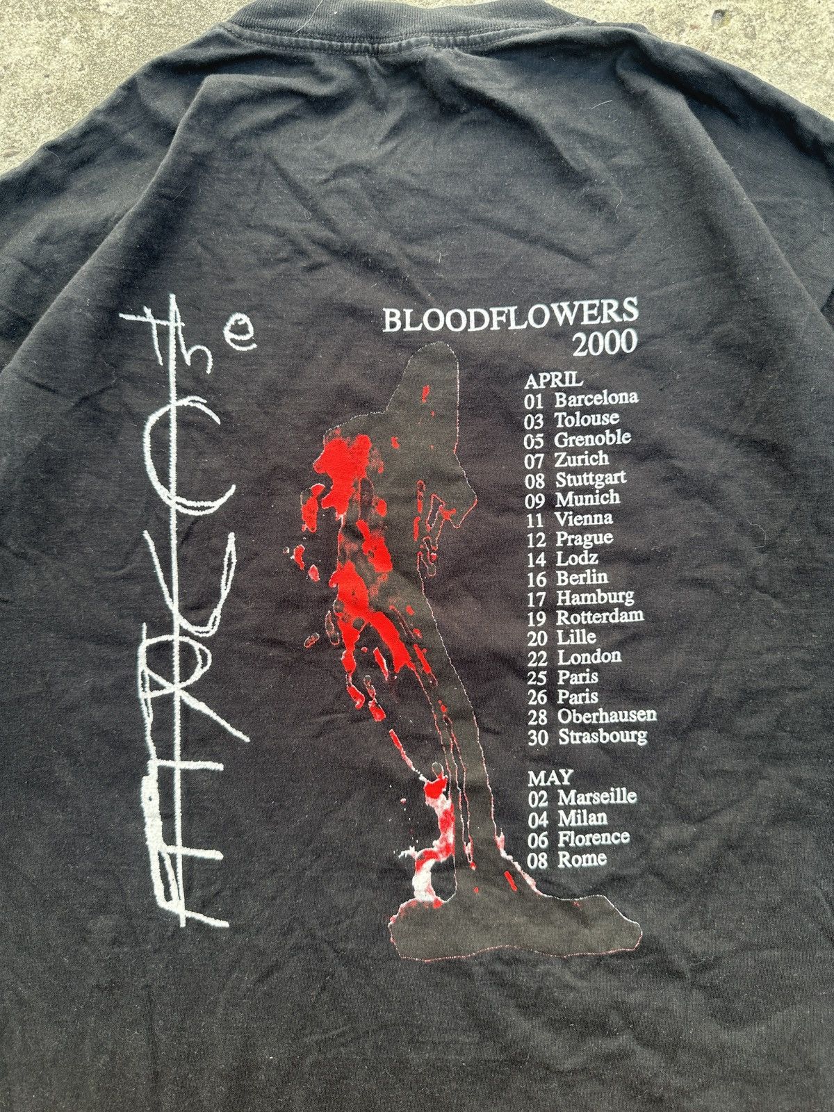 Band Tees The Cure Tour Bloodflowers 2000 Vintage T-shirt Rock Tee XL Size US XL / EU 56 / 4 - 4 Thumbnail