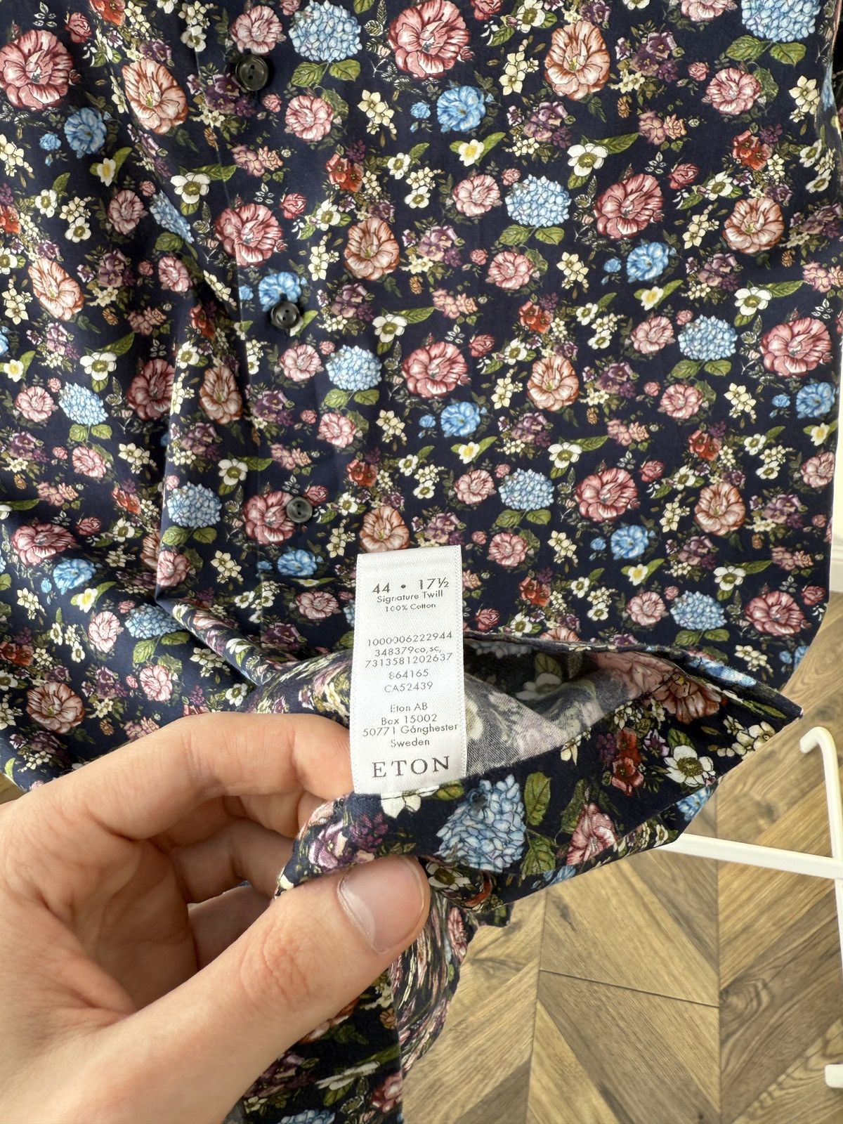 Eton Vintage ETON Floral All Over Print Button up shirt Size US M / EU 48-50 / 2 - 9 Thumbnail