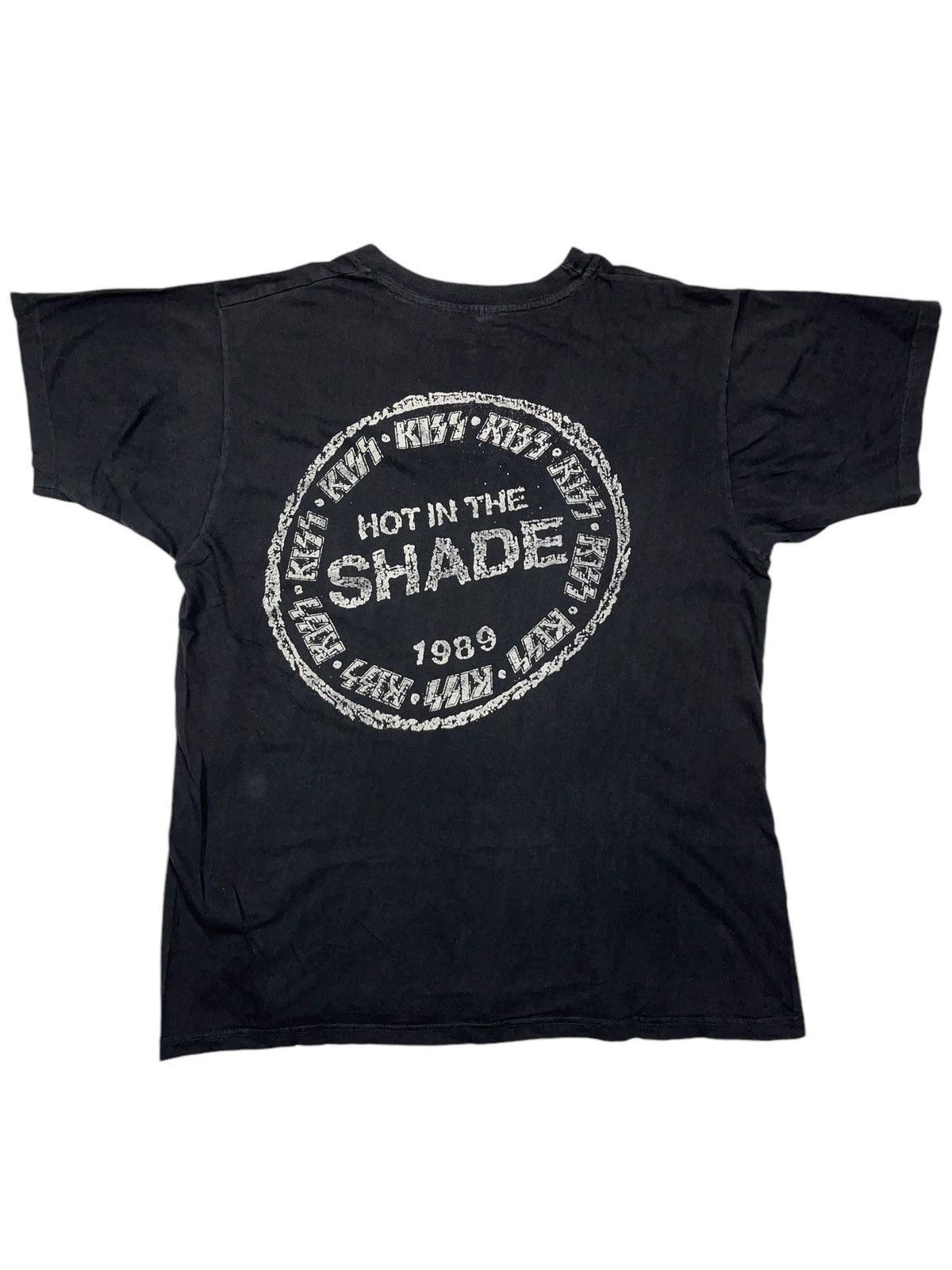 Band Tees × KISS × Vintage Vintage 1989 Kiss Hot In The Shade Tour T-shirt Size US XL / EU 56 / 4 - 2 Thumbnail