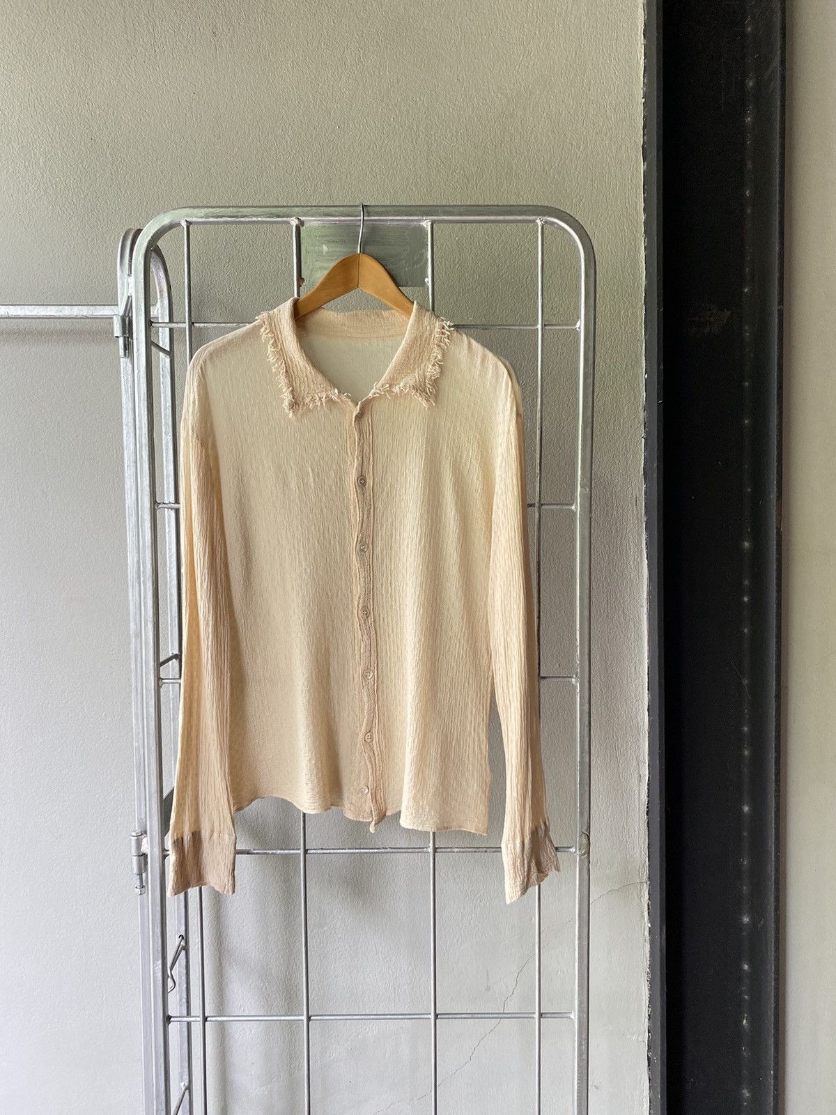 Issey Miyake Plantation pleated blouse shirt Size L / US 10 / IT 46 - 2 Thumbnail