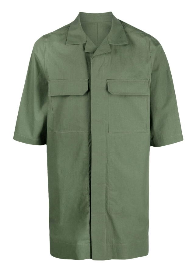 Rick Owens BNWT SS23 RICK OWENS "EDFU" MAGNUM TOMMY SHIRT 50 Size US M / EU 48-50 / 2 - 10 Thumbnail