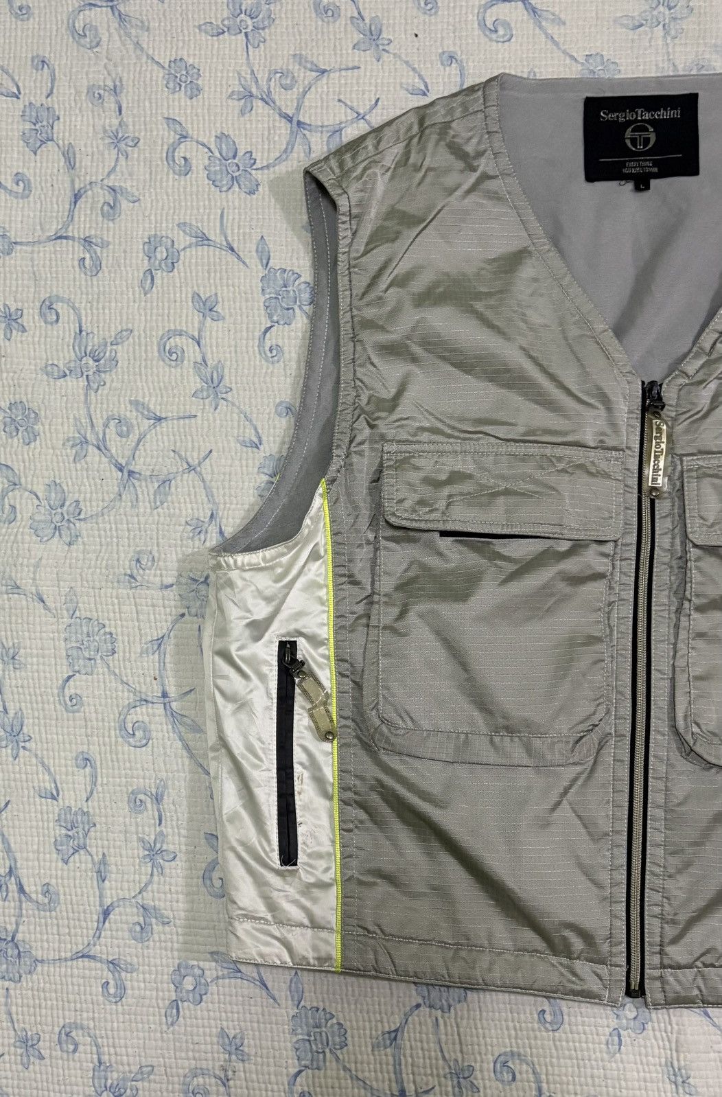 Sergio Tacchini Sergio Tacchini Roi Blanc Vest Size US L / EU 52-54 / 3 - 2 Thumbnail