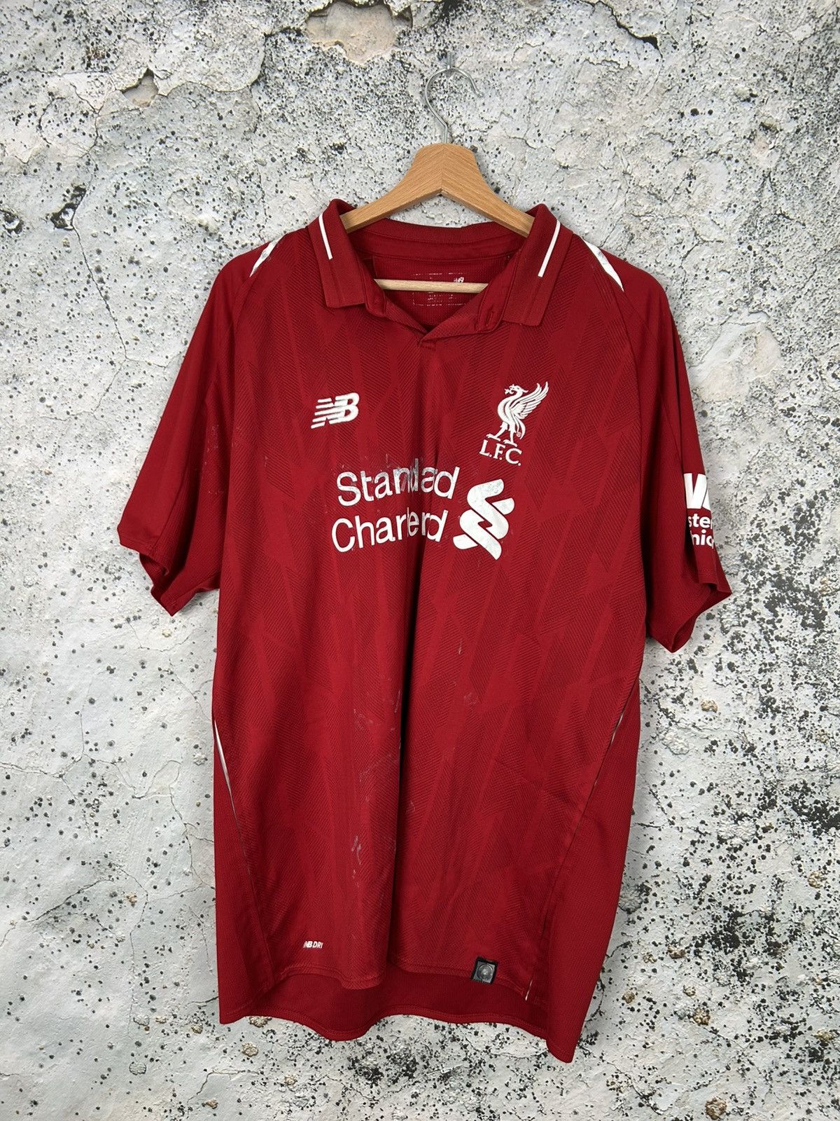 Vintage Liverpool FC Soccer Jersey Football New Balance Hype Size US L / EU 52-54 / 3 - 1 Thumbnail