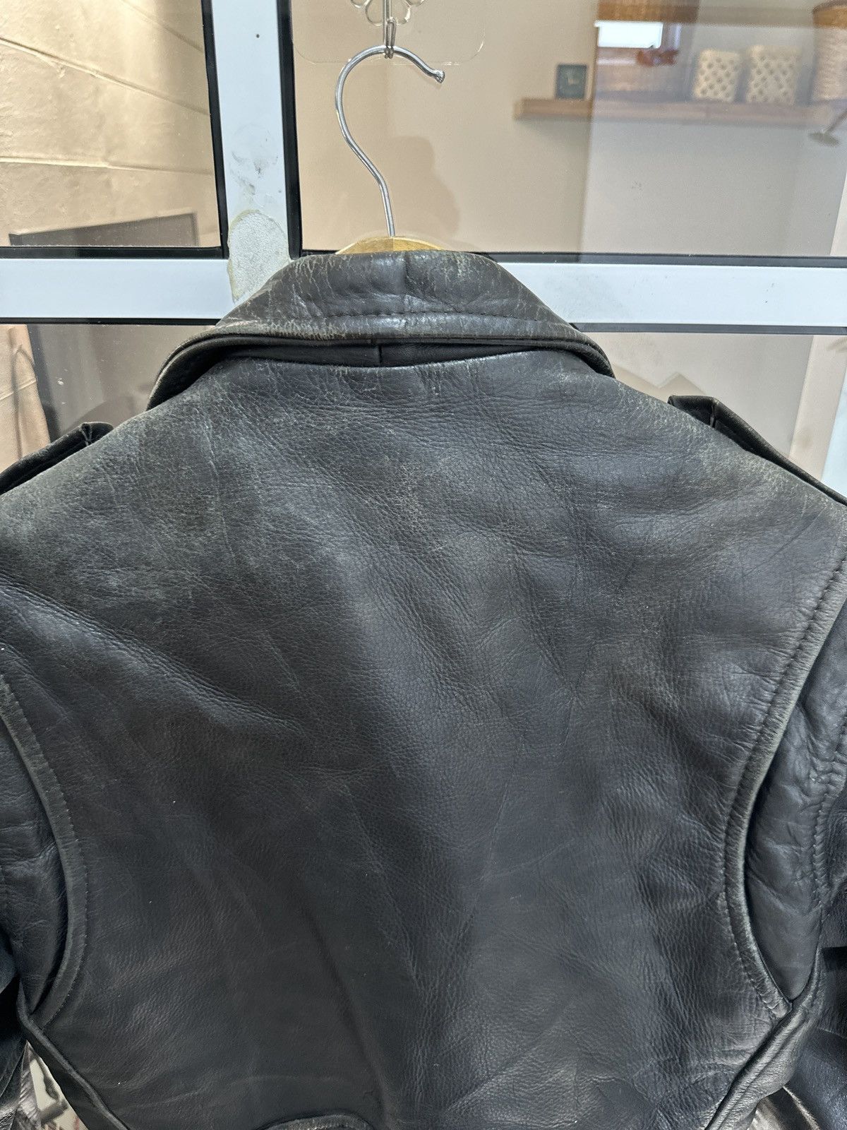 First MFG Co. 1980 First Genuine Leather Double Rider Biker Jacket Size US M / EU 48-50 / 2 - 10 Thumbnail