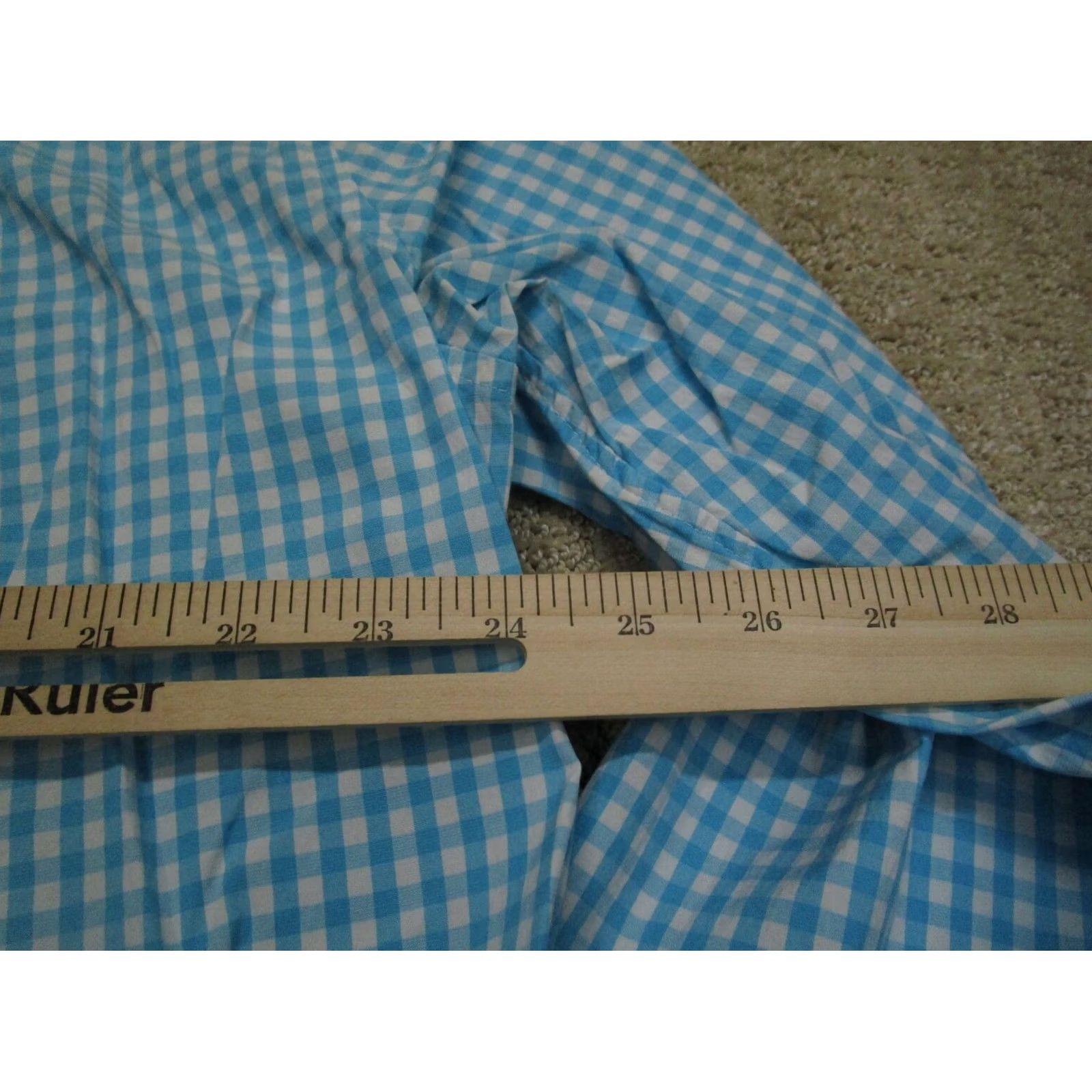 Vineyard Vines Vineyard Vines Shirt Men XL Blue Gingham Check Long Sleeve Classic Fit Size US XL / EU 56 / 4 - 5 Thumbnail