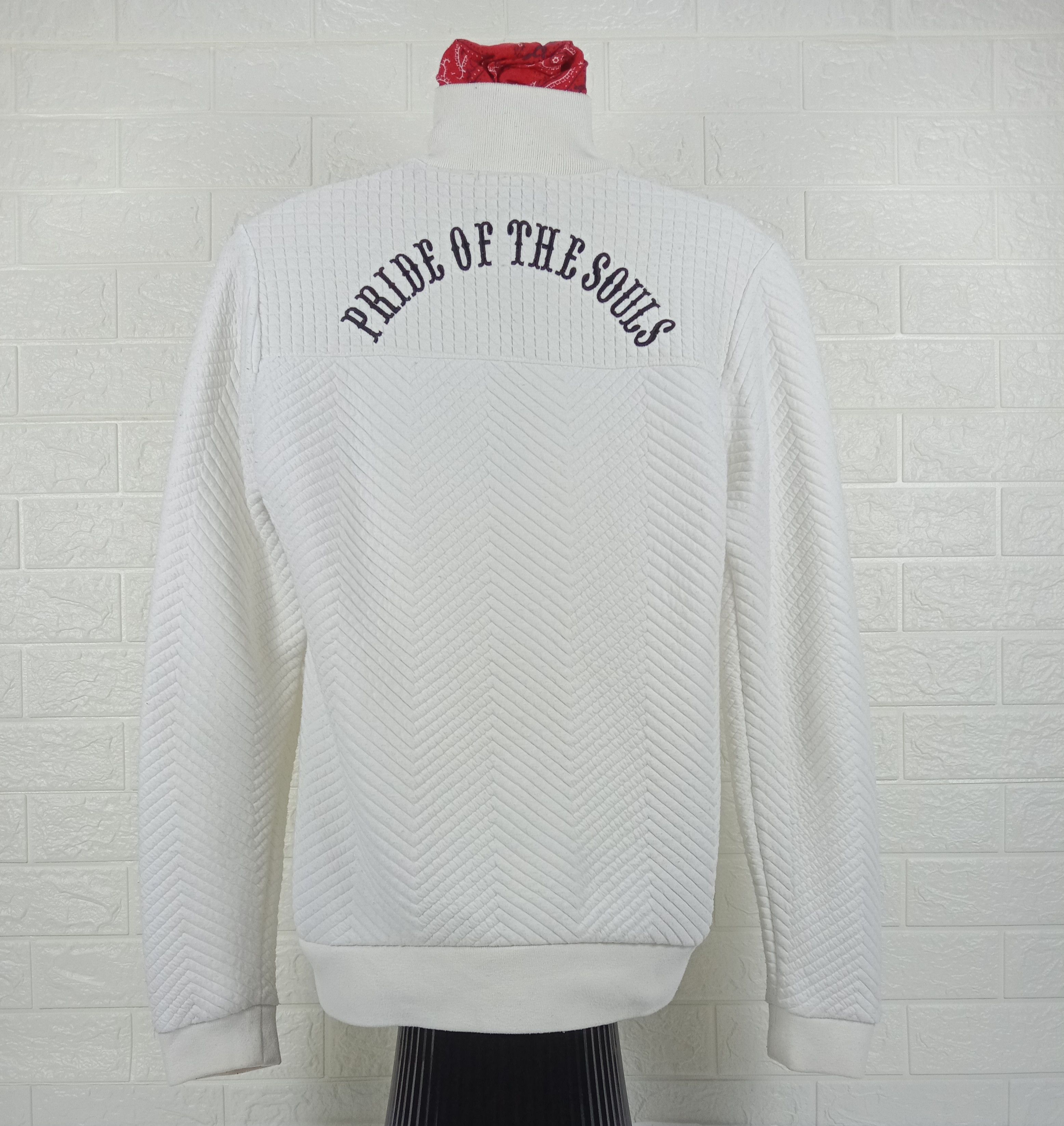 Japanese Brand Vintage Real Masters Pride Of The Souls Zipper Sweater Size US M / EU 48-50 / 2 - 4 Thumbnail