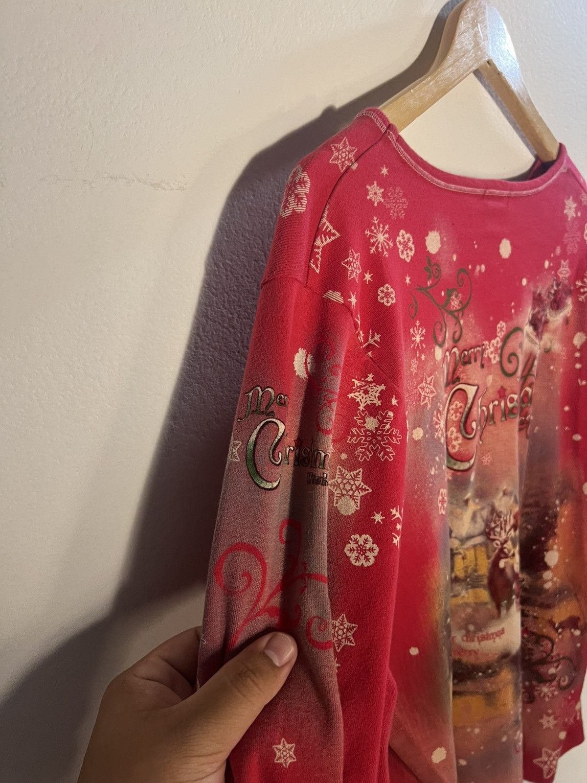 Grunt Style × Vintage Red and white Christmas long sleeve top Size XL / US 12-14 / IT 48-50 - 6 Thumbnail