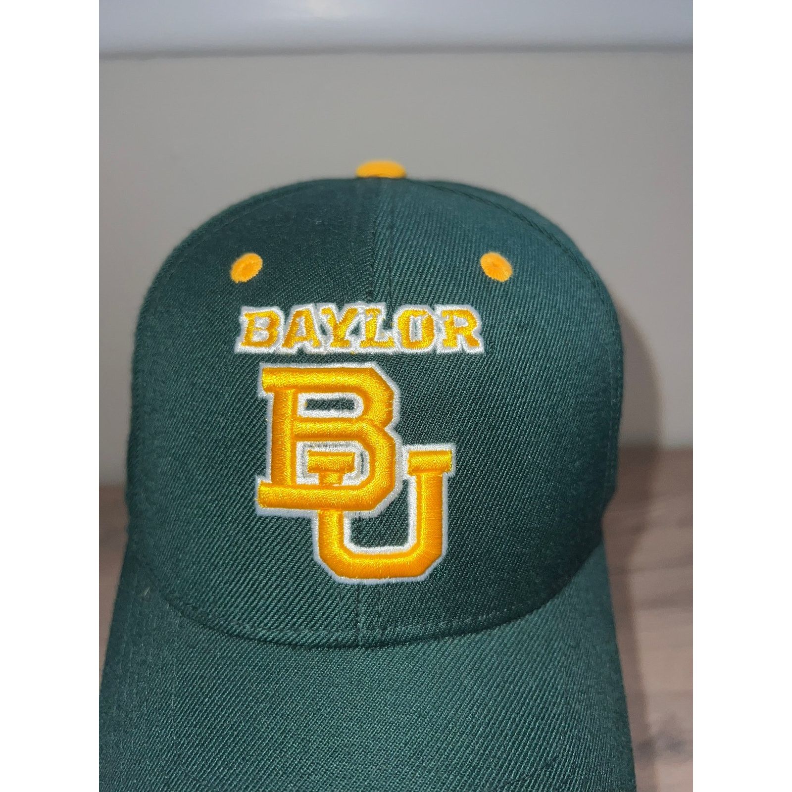 Top Of The World Baylor Bears Hat College Unviersity Big 12 Green Cap NCAA OS Size ONE SIZE - 2 Thumbnail