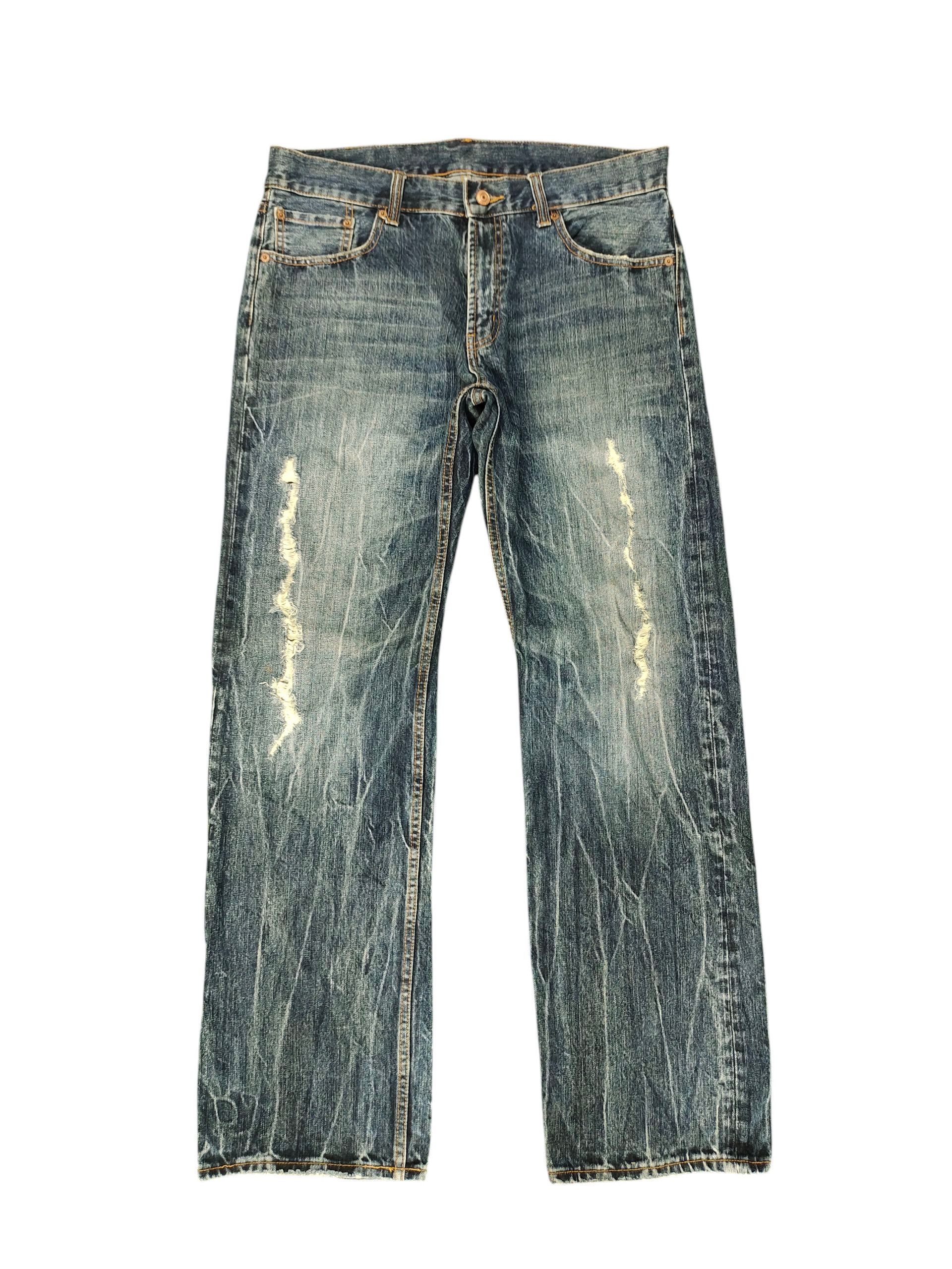 Kapital Vintage Japanese Brand Distress Denim Jeans Ppfm Undercover Size US 34 / EU 50 - 1 Thumbnail