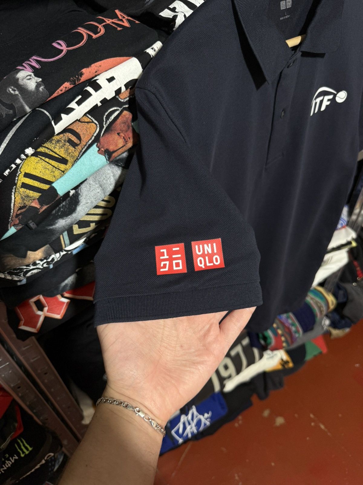 Uniqlo Rare Uniqlo Wheelchair Tennis Tour ITF Polo Shirt Size US L / EU 52-54 / 3 - 4 Thumbnail
