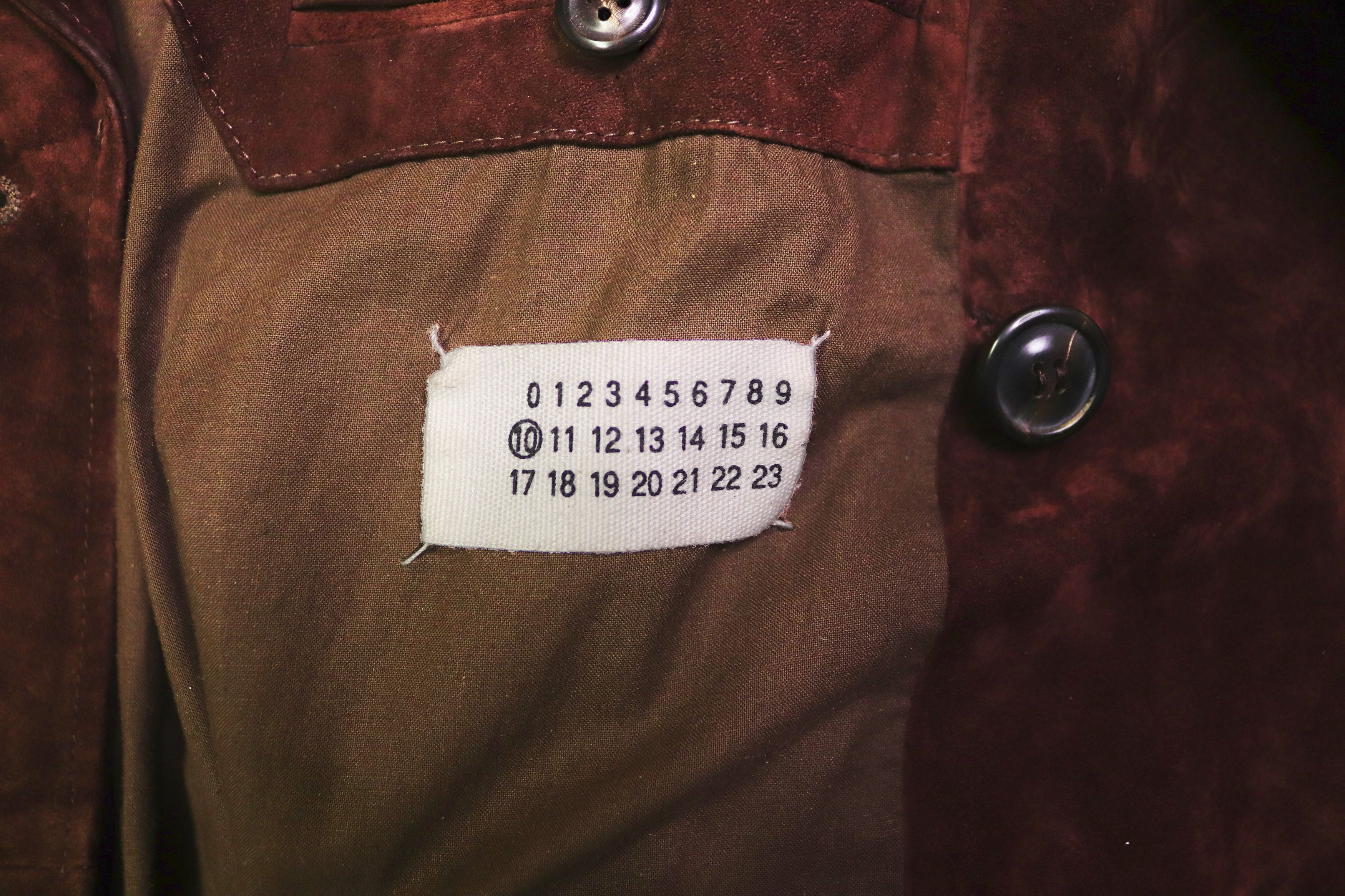 Maison Margiela Maison Margiela Suede Trench Coat, Slim Fit, Size 50 Size US M / EU 48-50 / 2 - 4 Thumbnail