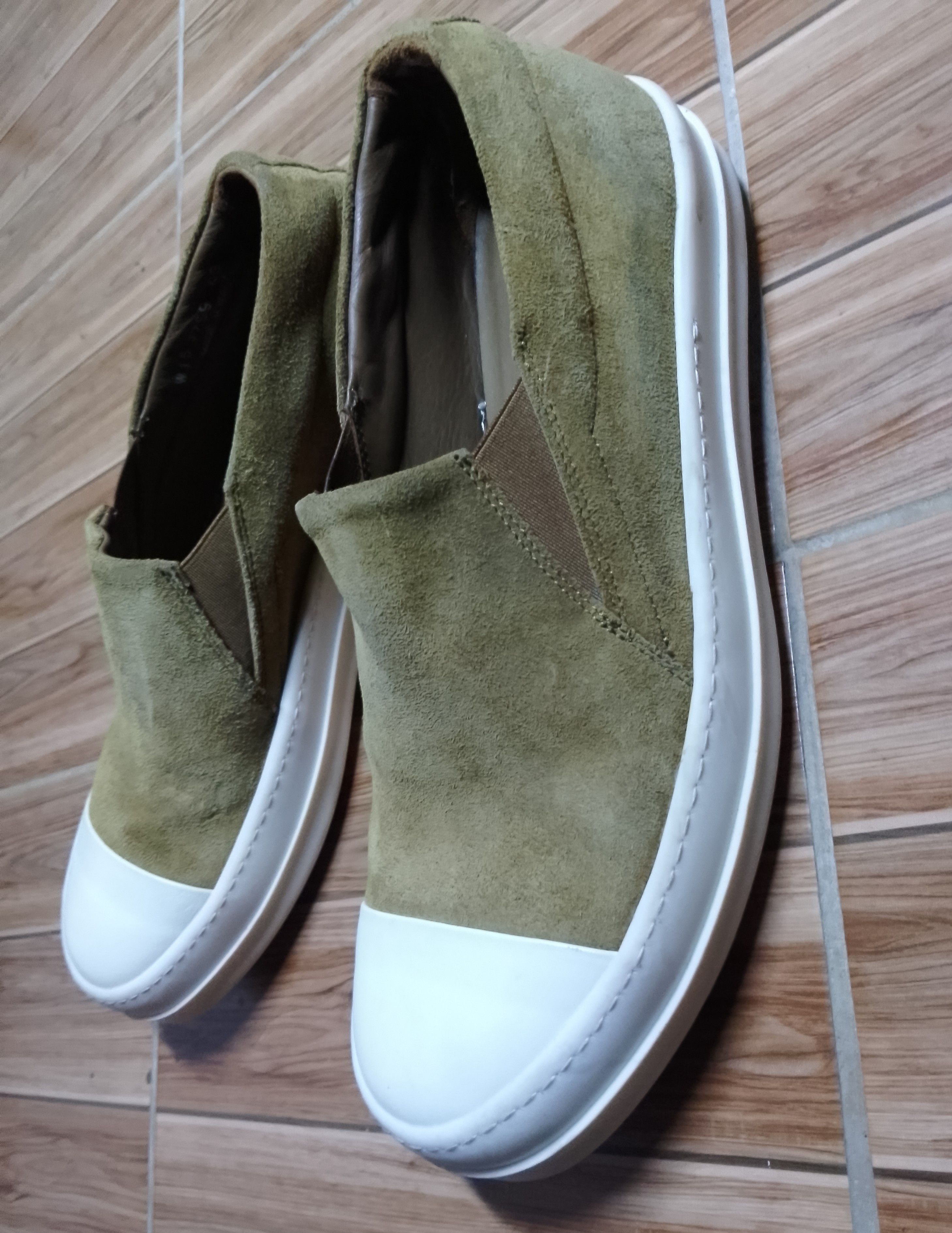 Rick Owens rick Owens tan suede mainline boat Size US 10 / EU 43 - 1 Thumbnail