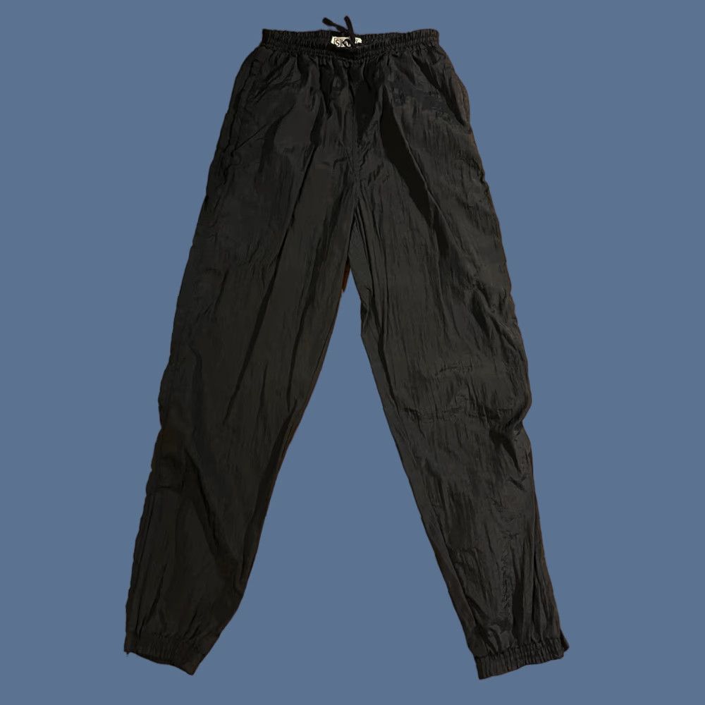 Vintage VINTAGE Skyr Sport Ski Track Pants Men’s Small Navy Blue Nylon Softshell Pants Regular Men Size US 29 - 1 Thumbnail
