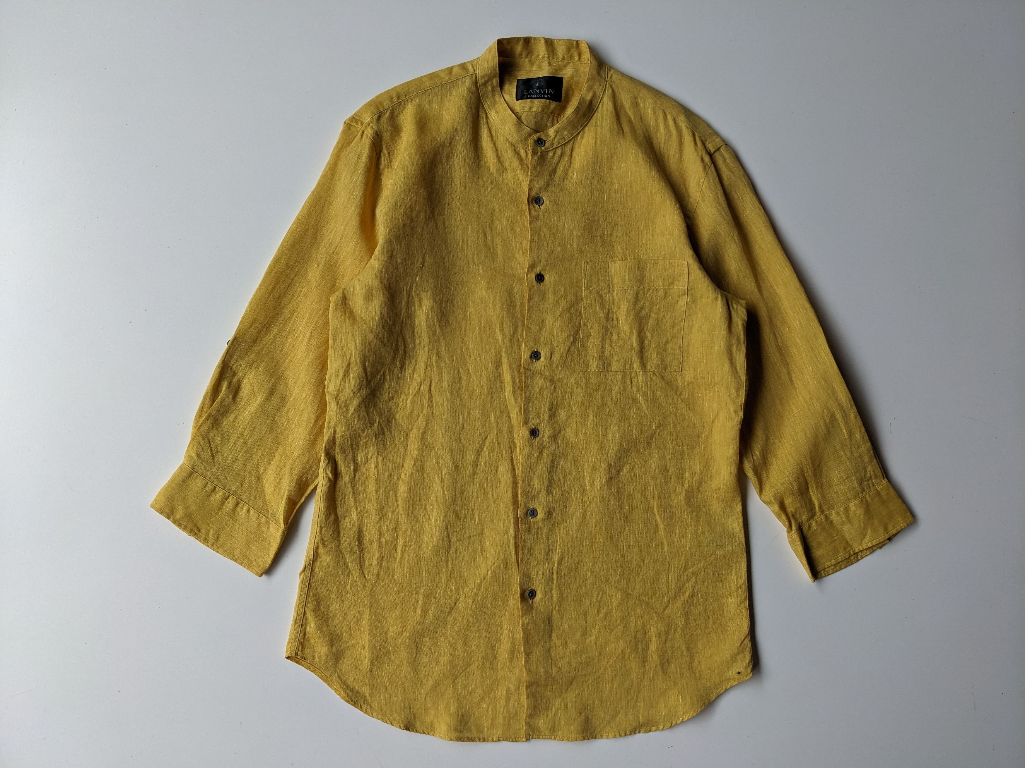 Lanvin Lanvin mandarin collar linen Size US M / EU 48-50 / 2 - 1 Thumbnail