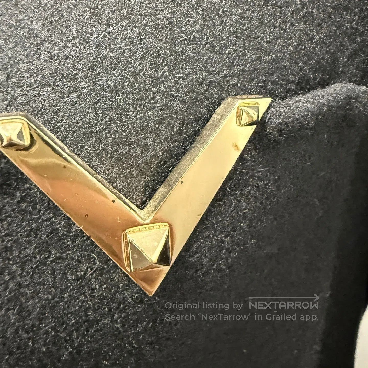 Valentino Valentino Double V Gold Button Wool Coat. Size S / US 4 / IT 40 - 3 Thumbnail