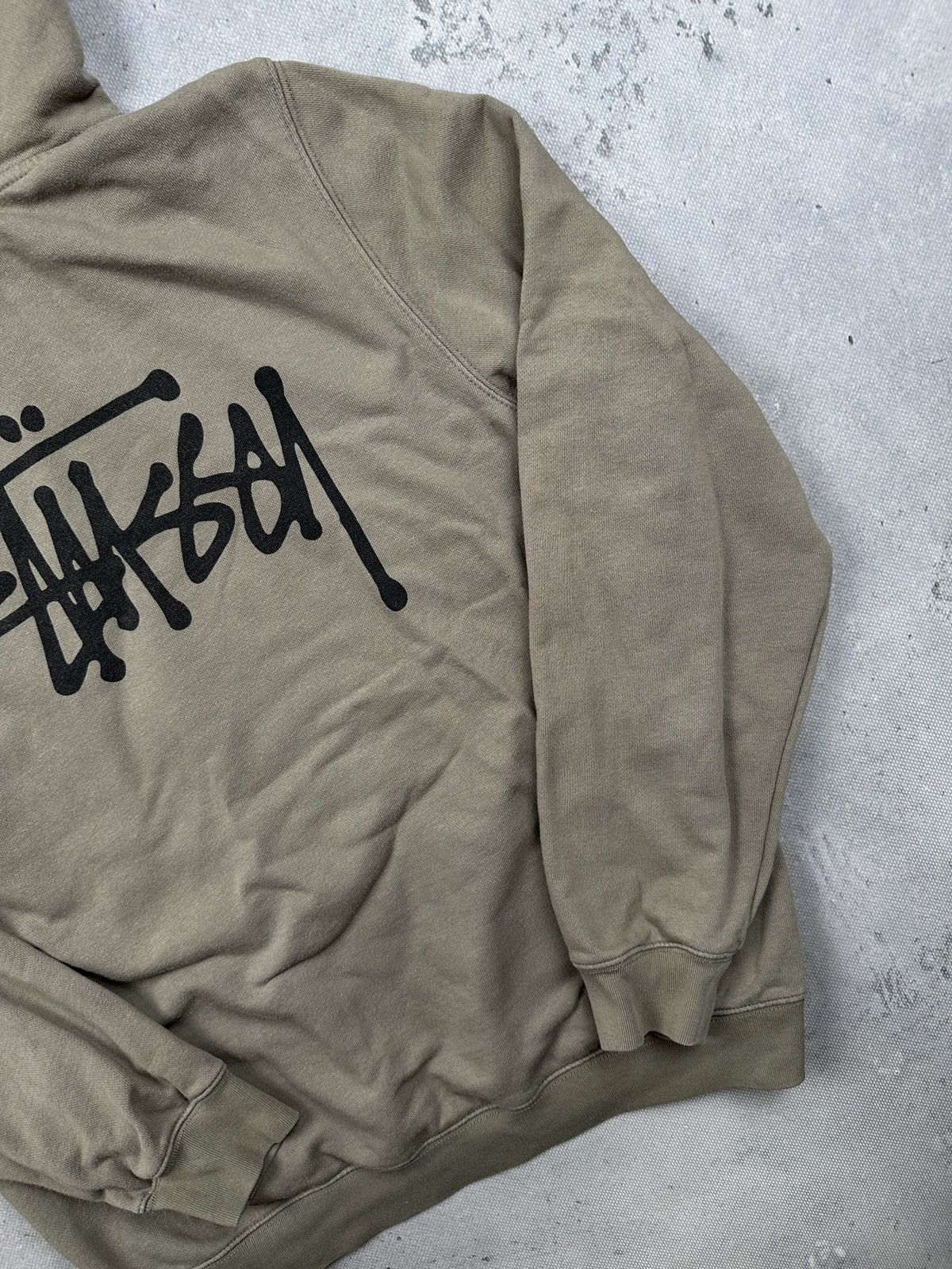 Stussy Stussy Classic Logo Hoodie Beige Streetwear Essential Y2K Size US S / EU 44-46 / 1 - 7 Thumbnail