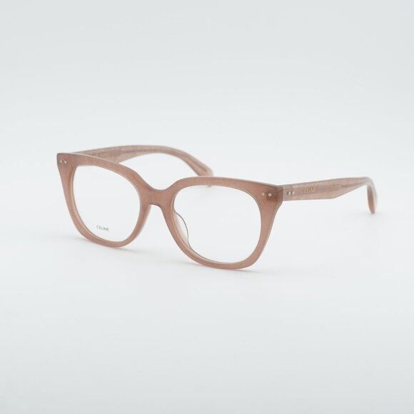 Celine Celine CL50116I 074 Eyeglasses Pink with Glitter 52mm Square Size ONE SIZE - 1 Thumbnail
