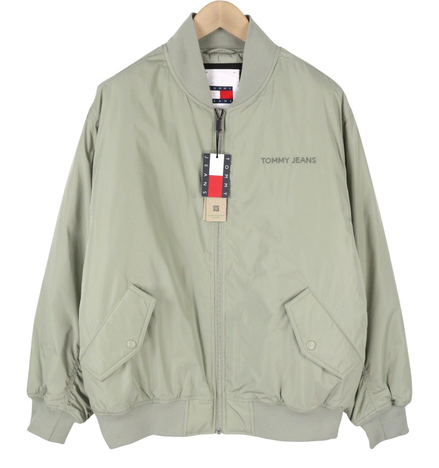 Tommy Hilfiger CLASSICS BOMBER L Faded Willow Padded Bomber 87425 Size US L / EU 52-54 / 3 - 1 Thumbnail