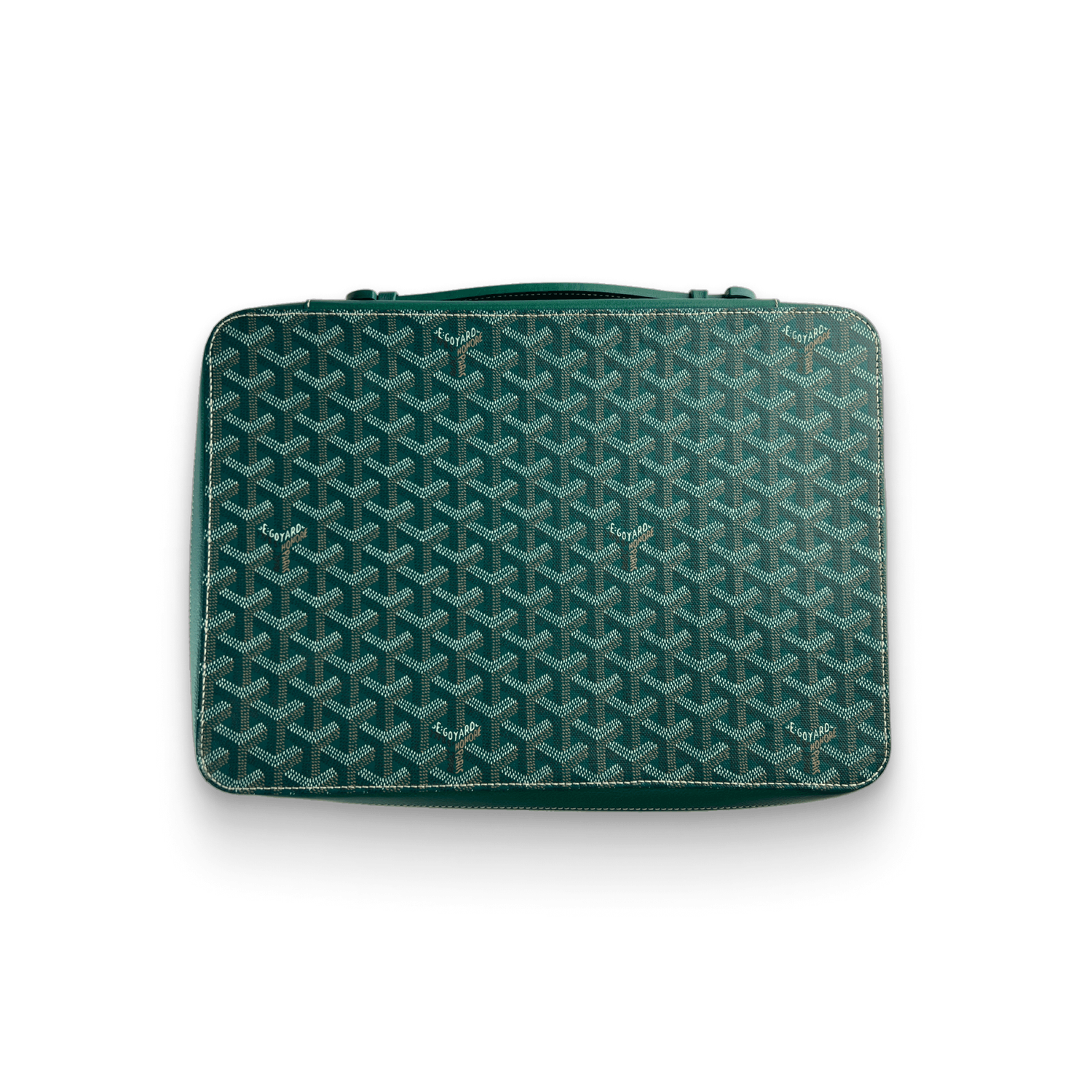 Goyard Green Compagnon Universel A4 Computer Bag