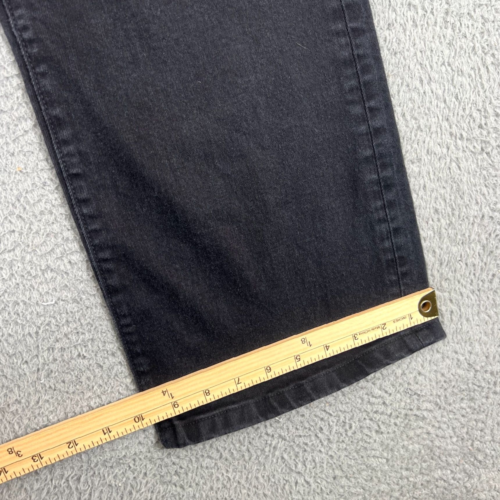 SLVRLAKE SLVRLAKE Jeans Womens 30 Grace Wide-Leg High Rise Black Wash USA Jet Black Wash Jeans Women's Slim, 5-Pocket Pockets Vintage: No - N/A Size 30" / US 8 / IT 44 - 2 Thumbnail