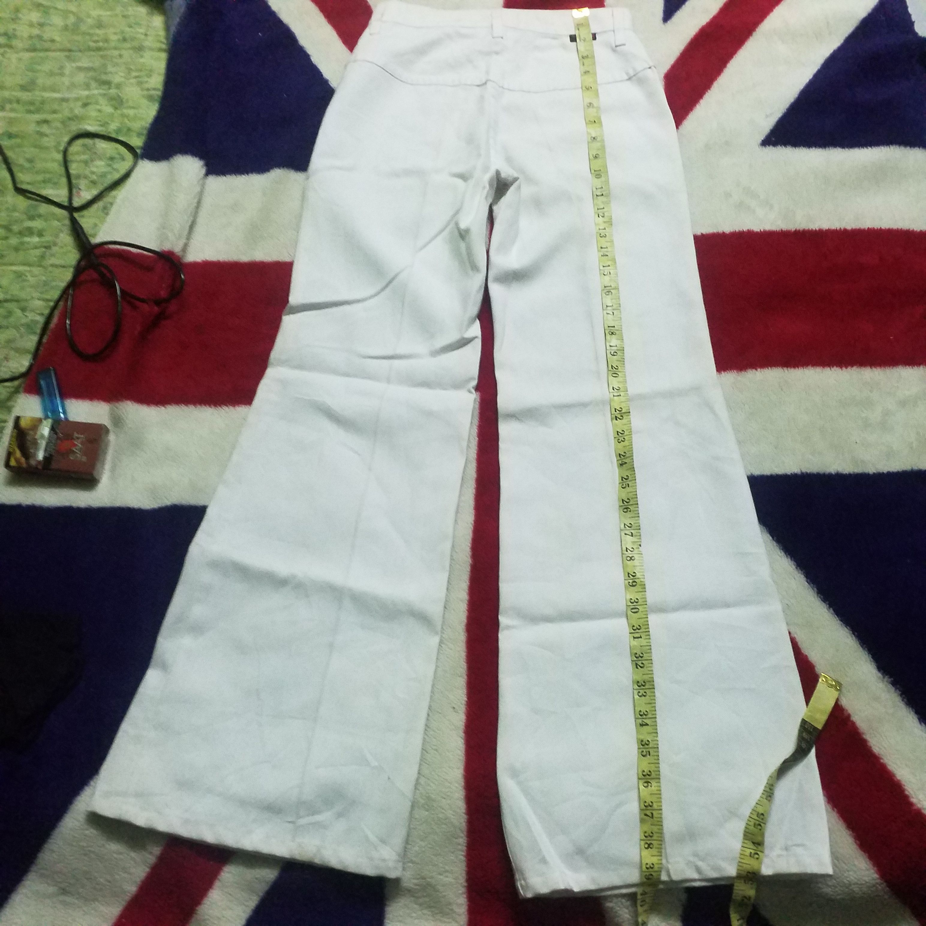 Japanese Brand WHITE SUPER FLARE AFRO YEARS Size US 26 / EU 42 - 5 Thumbnail