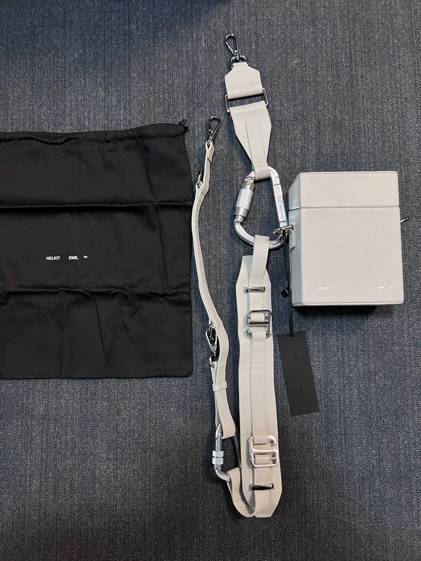 Heliot Emil Heliot Emil HE Techwear Lock Buckle Box Bag NWT Size ONE SIZE - 1 Thumbnail
