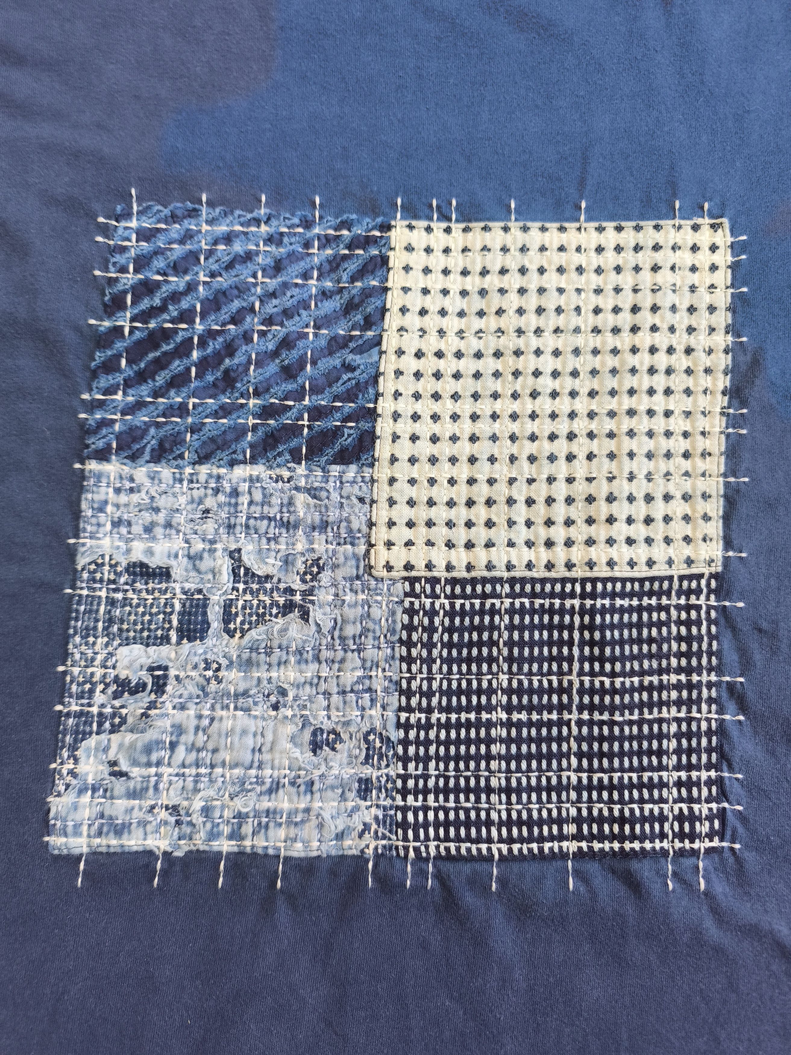FDMTL FDMTL Crew Neck Boro Patchwork T-Shirt Size US XL / EU 56 / 4 - 6 Thumbnail