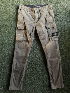 Stone Island Olive Cargo Pants | Grailed