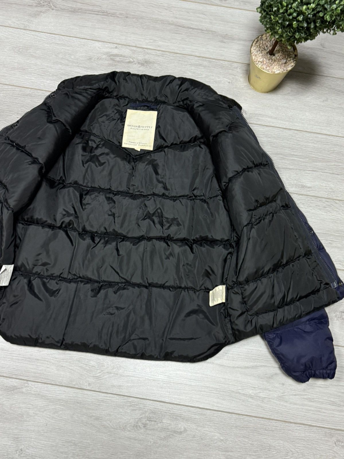 Denim & Supply Ralph Lauren POLO Ralph Lauren USA 🇺🇸 flag denim supply down puffer jacket Size US XL / EU 56 / 4 - 12 Thumbnail