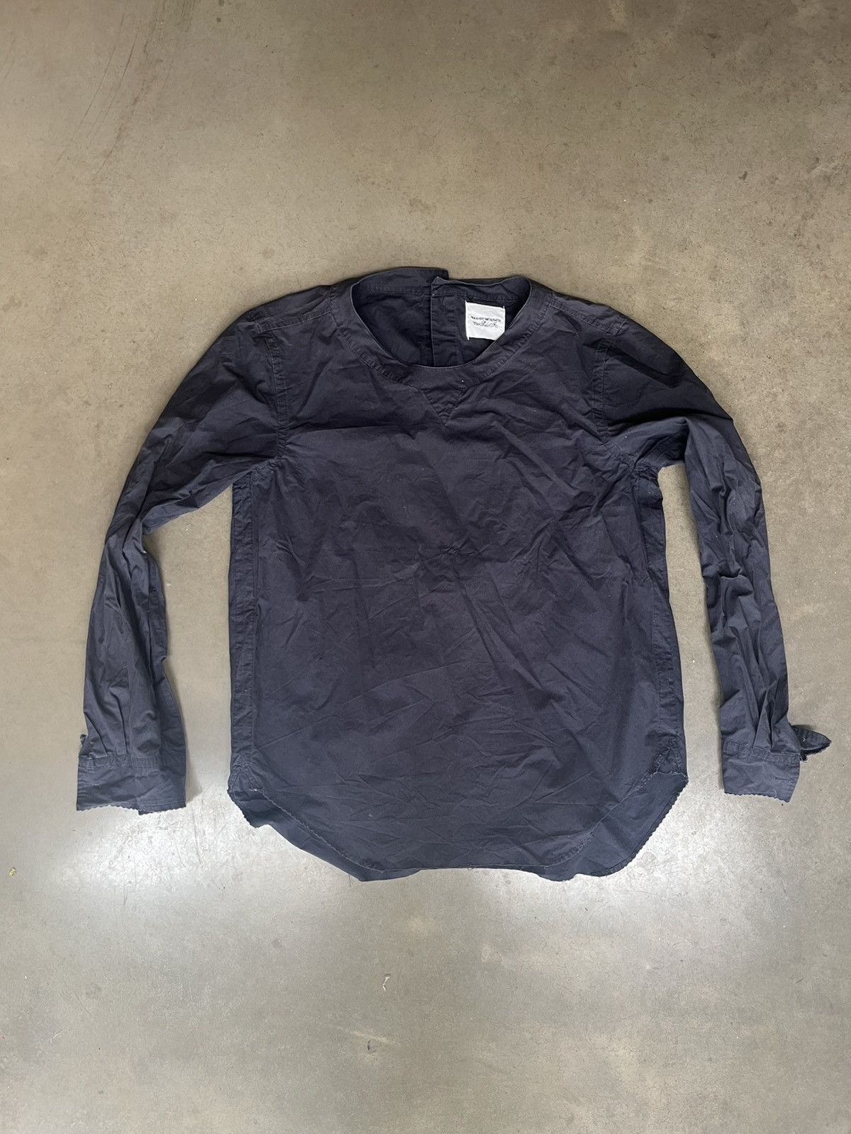 Takahiromiyashita The Soloist. open back shirt Size 48R - 1 Thumbnail