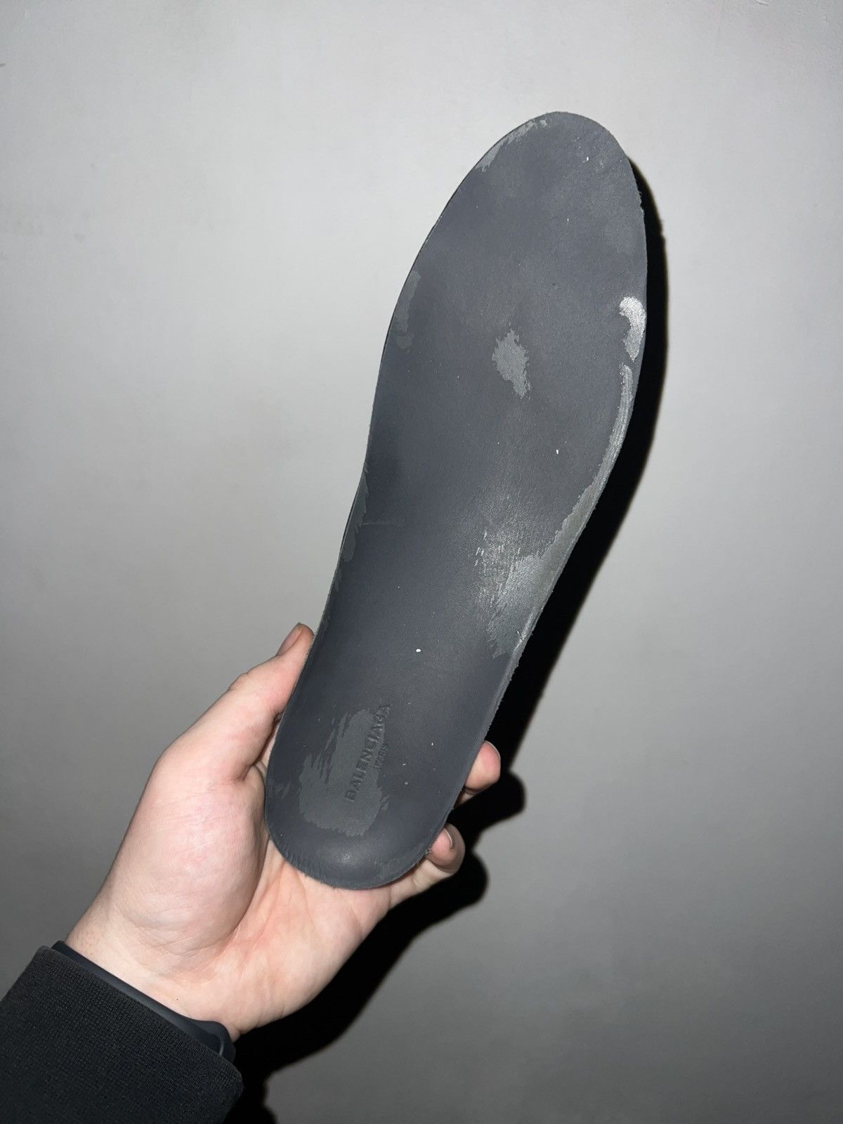 Balenciaga Balenciaga Arena High Black Cracked Leather Sneakers Size US 8 / EU 41 - 15 Thumbnail