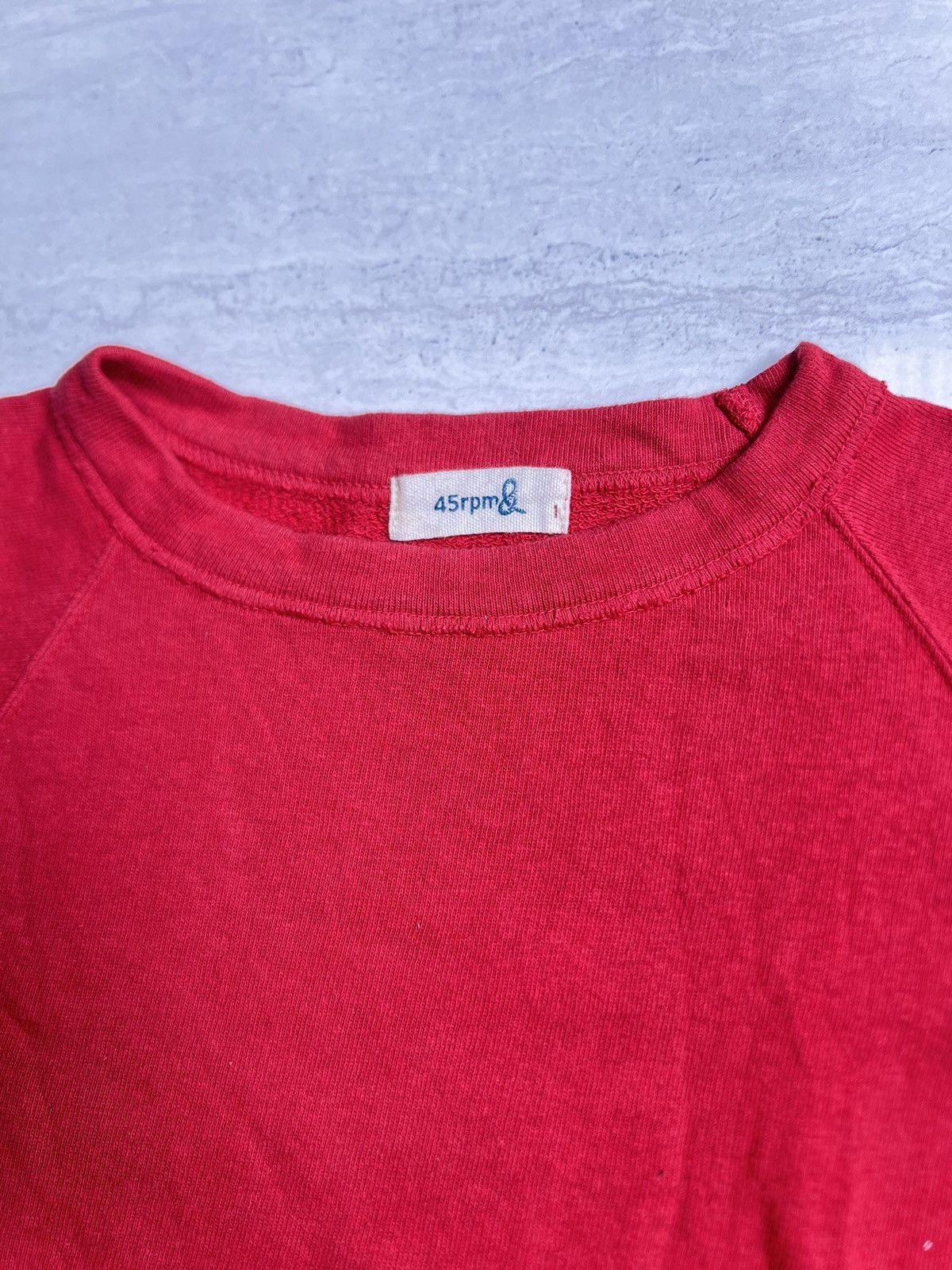 45rpm 45RPM Red Long Sleeve T-shirt Size US XS / EU 42 / 0 - 5 Thumbnail