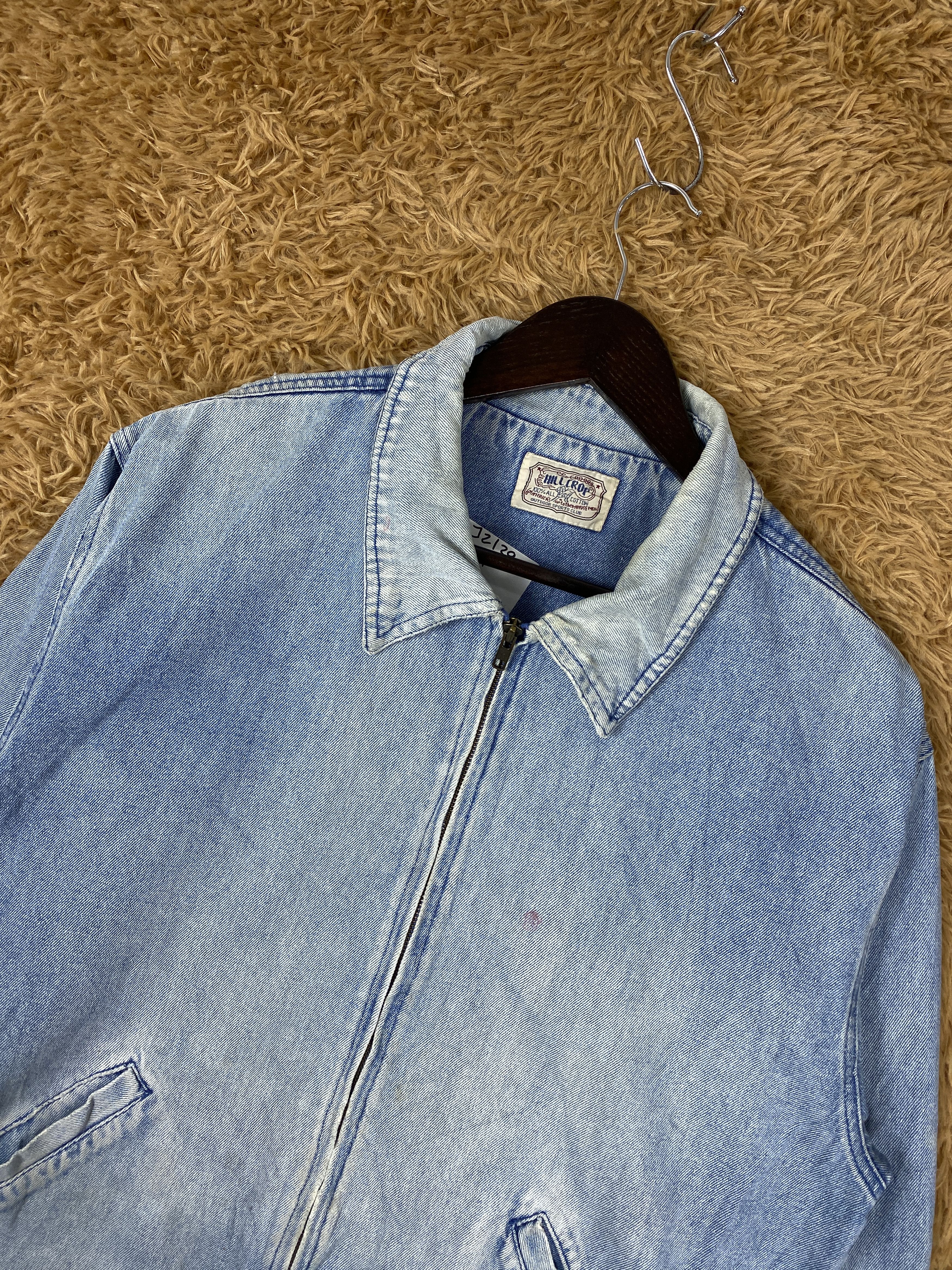 Japanese Brand Vintage Hill Crop Denim Jacket 90s Style J2139 Size US M / EU 48-50 / 2 - 2 Thumbnail