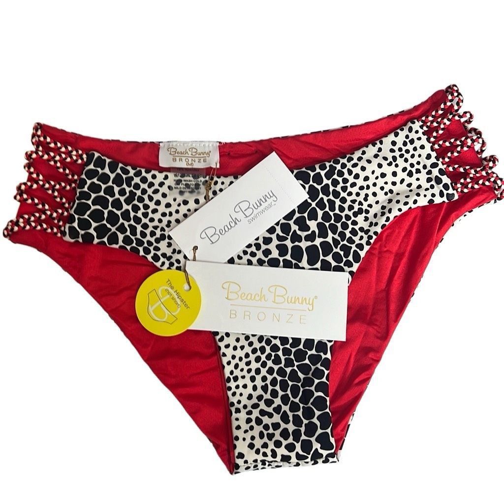 Swims Beach Bunny Girl on Fire Bikini Set Animal Cheetah Print Ban Size ONE SIZE - 10 Thumbnail