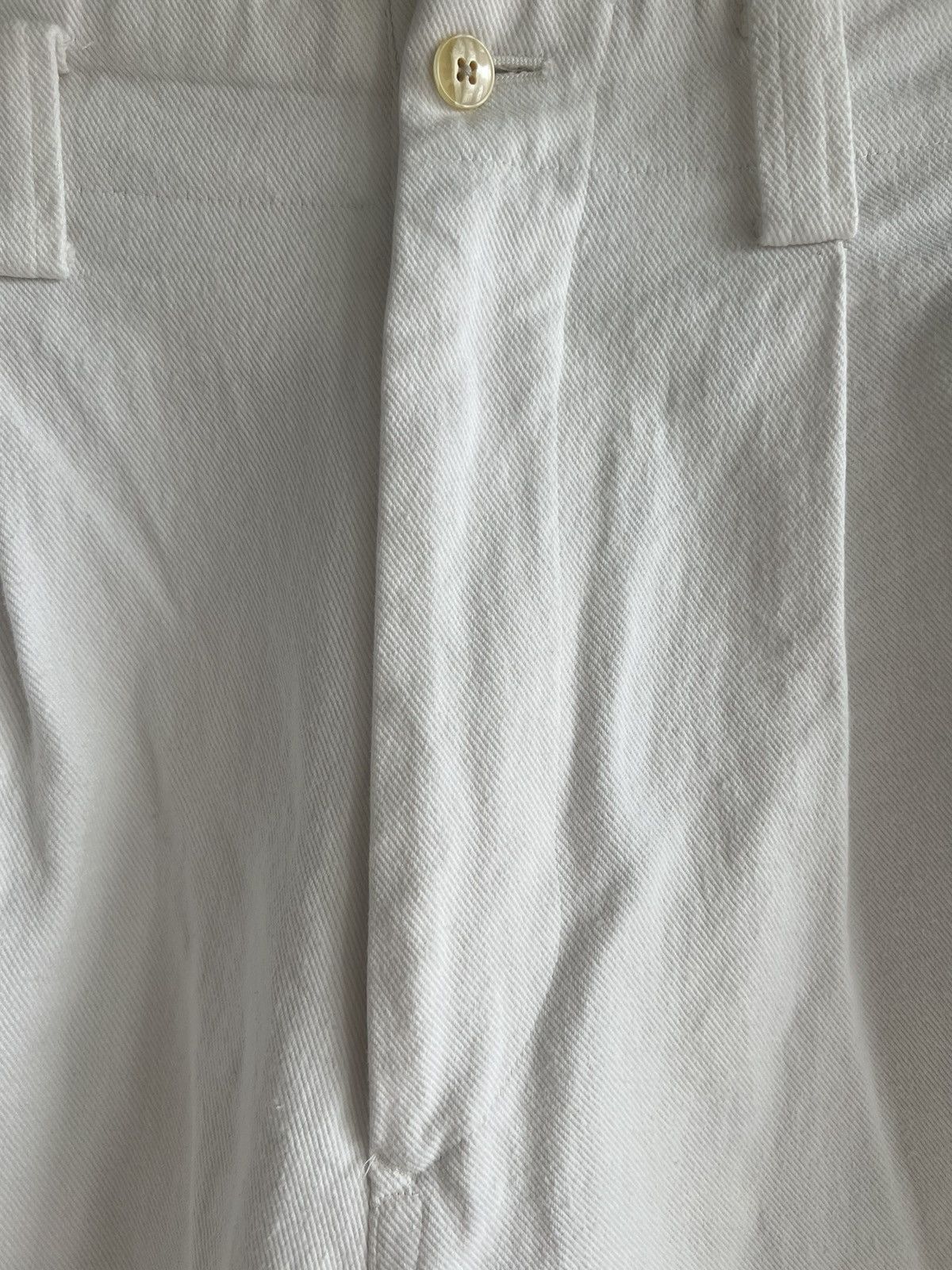 Yohji Yamamoto Yohji Yamamoto Pour Homme - Cotton/Twill 2 Tuck Short Pants Size US 30 / EU 46 - 3 Thumbnail