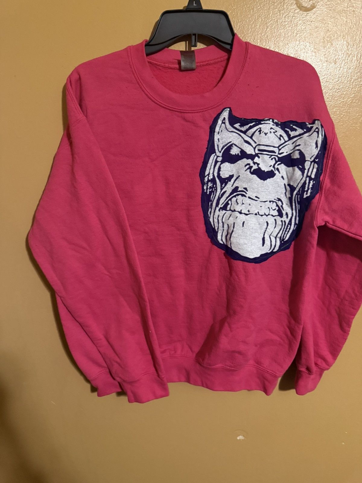 Gildan Pink and purple Thanos sweatshirt meduim #Marvel #Thanos Size US M / EU 48-50 / 2 - 1 Thumbnail