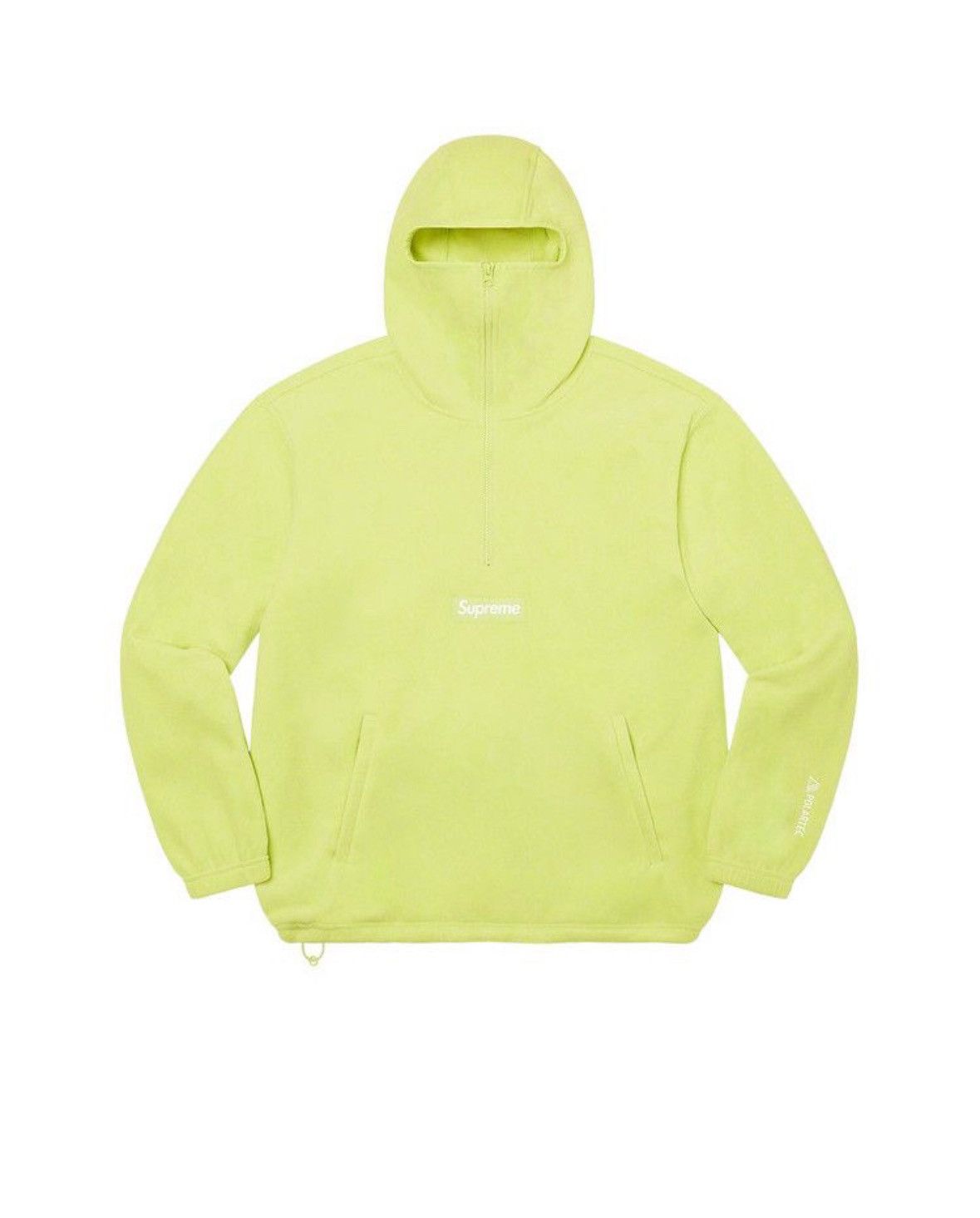 Supreme Supreme Polartec® Facemask Half Zip Pullover - Neon Lime/XL Size US XL / EU 56 / 4 - 1 Preview