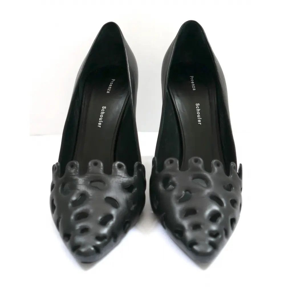 Proenza Schouler Proezna Schouler Fall 2013 Black Gaudi Cut Out Heels Pumps Size US 6 / IT 36 - 2 Thumbnail