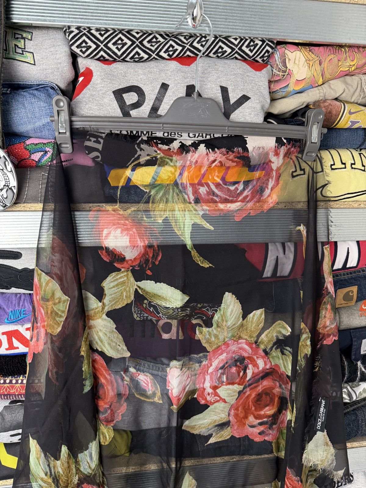 Dolce & Gabbana Dolce Gabbana silk scarf Rose 🌹 Size ONE SIZE - 2 Thumbnail