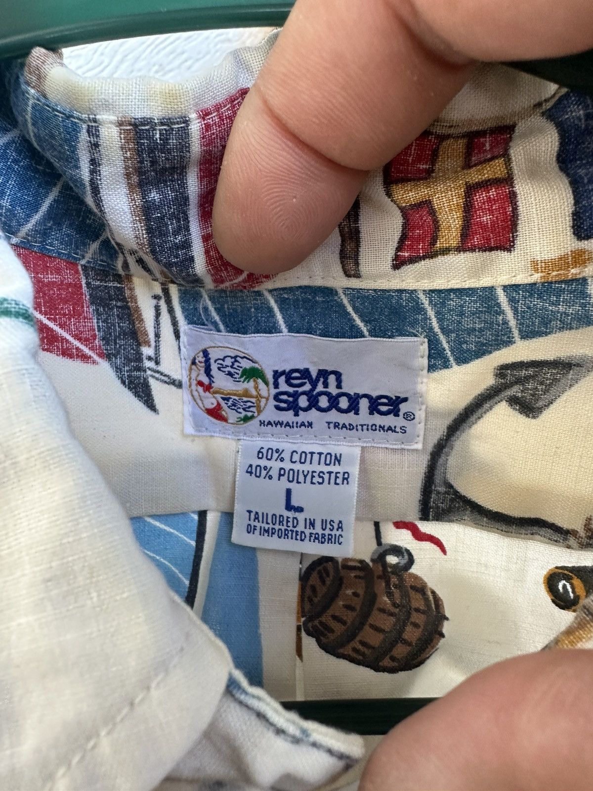 Reyn Spooner PreOwned Reyn Spooner Multicolored Hawaiian Print Men's L Size US L / EU 52-54 / 3 - 4 Thumbnail